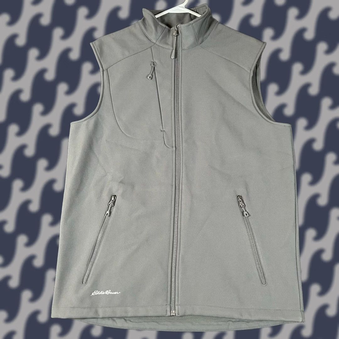 Eddie Bauer NWT Eddie Bauer Vest Soft Shell Gray M Mens Zip Full Zip Size US M / EU 48-50 / 2 - 1 Thumbnail