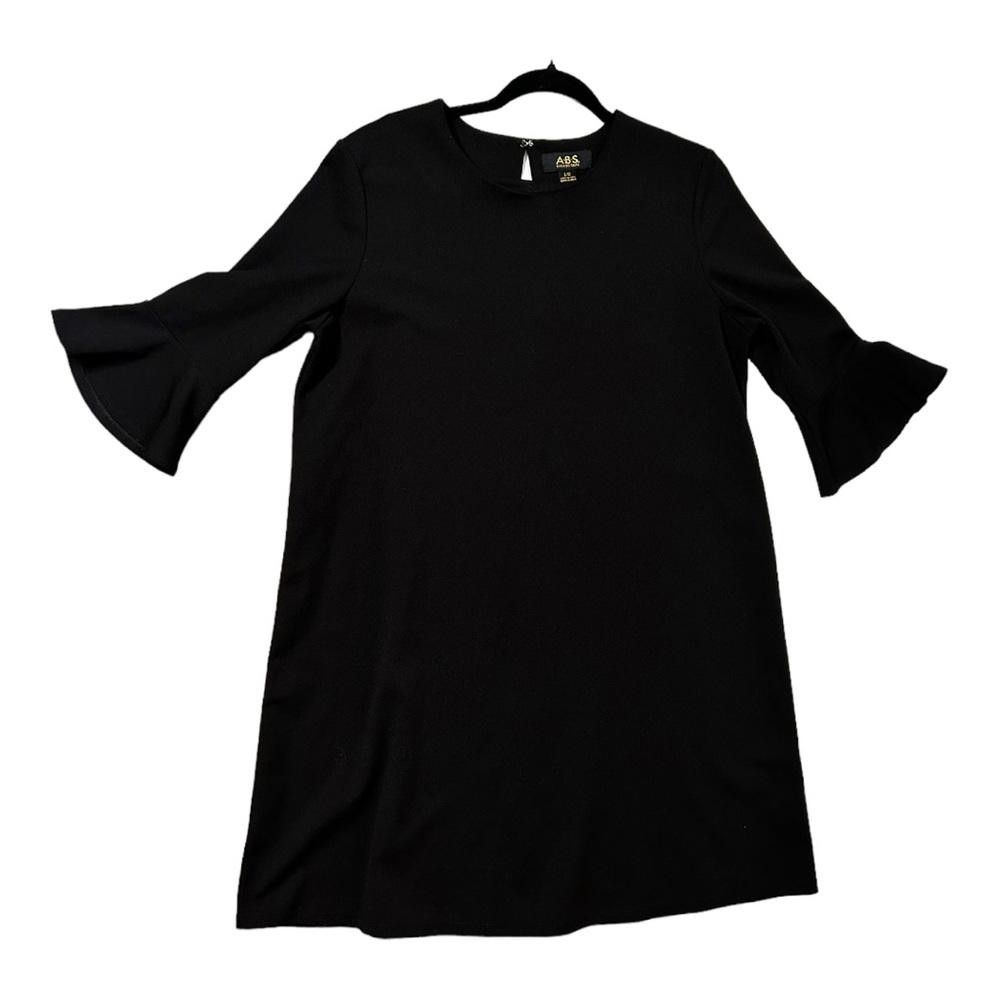 Designer ABS Collection l 3/4 Bell Sleeve Shift Dress Large Size L / US 10 / IT 46 - 2 Thumbnail