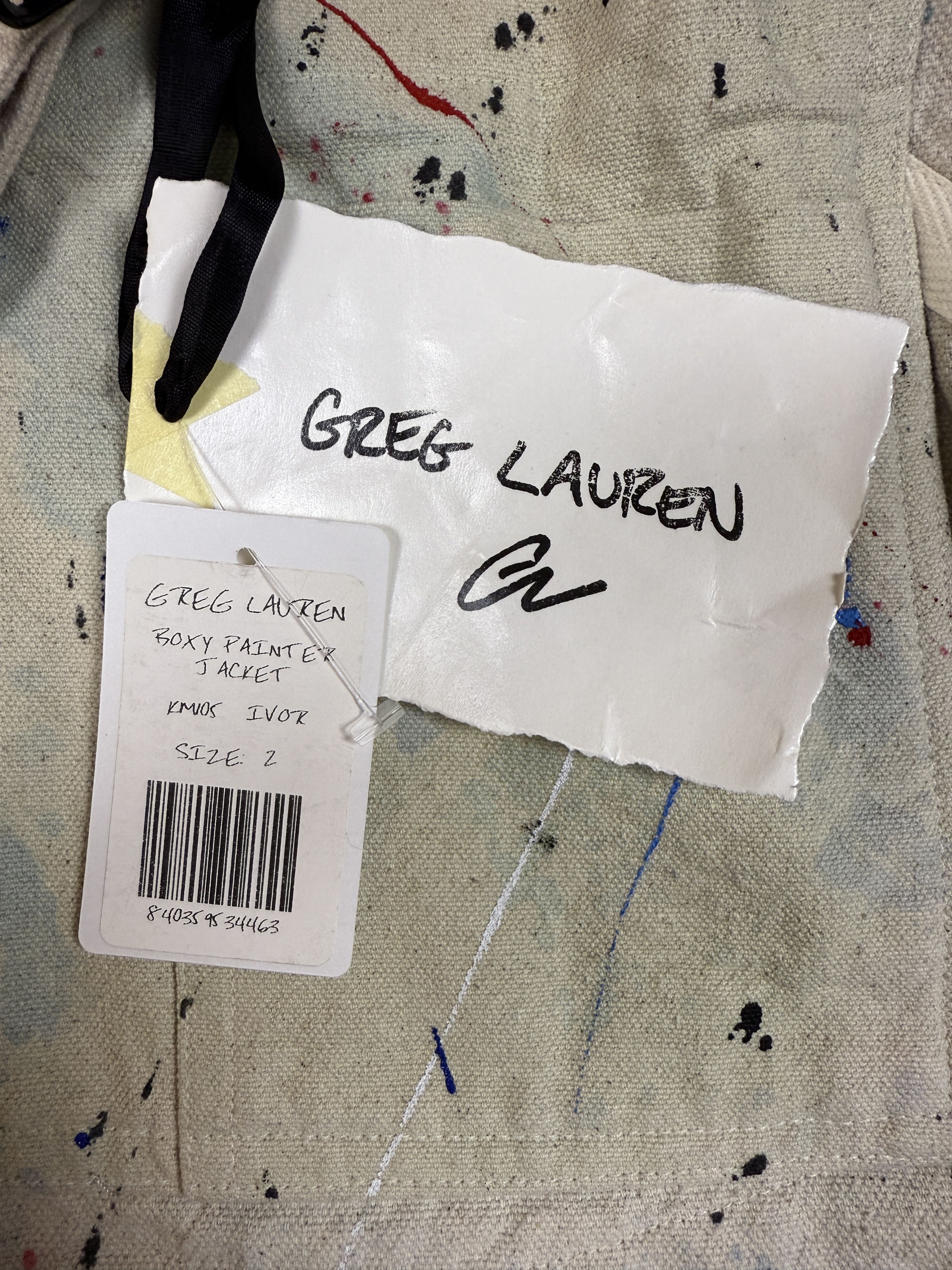 Greg Lauren $1250 Greg Lauren Boxy Painter Jacket Size US M / EU 48-50 / 2 - 7 Thumbnail