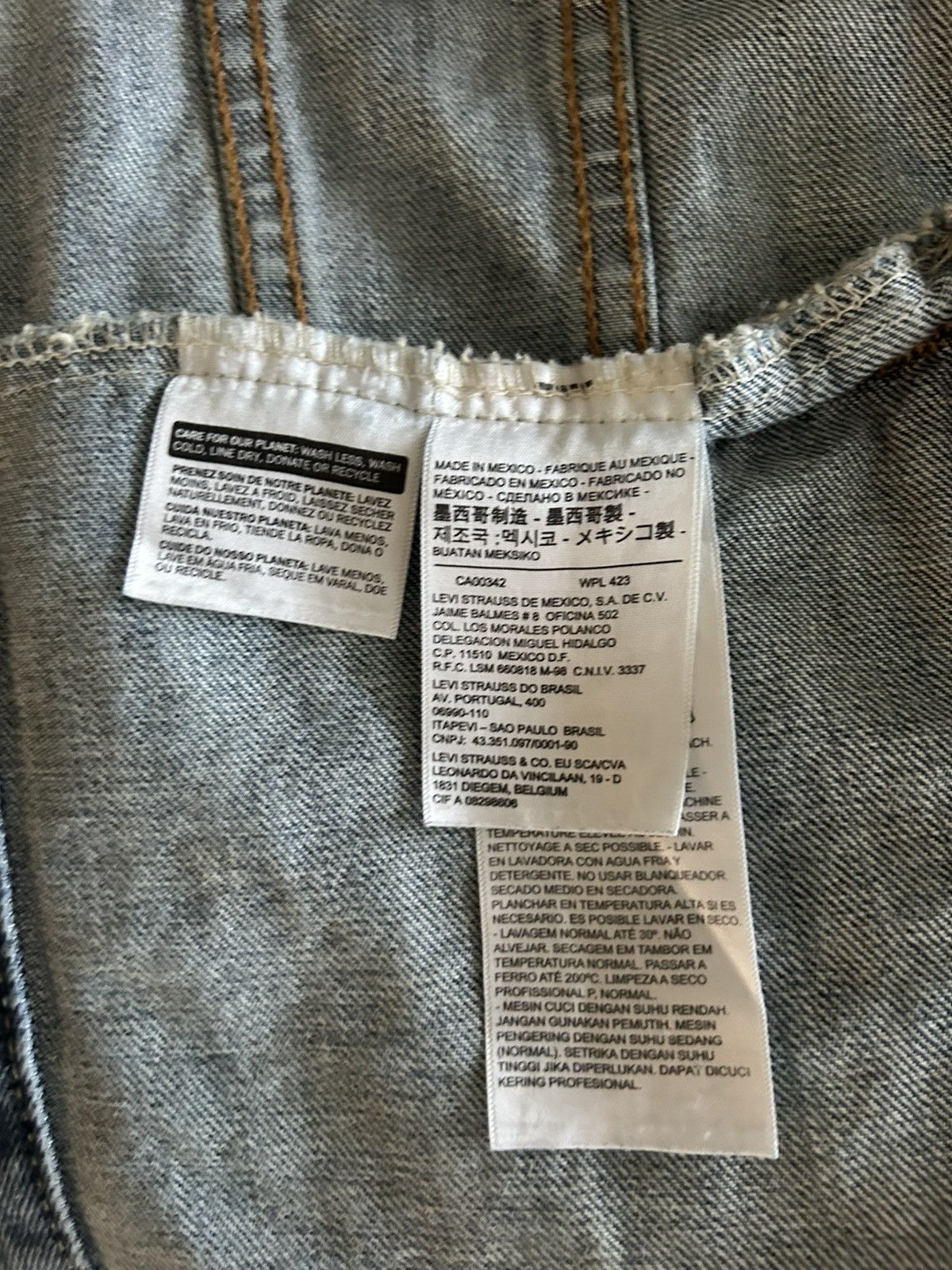 Levi's Levis Trucker Denim Jean jacket Size US M / EU 48-50 / 2 - 4 Thumbnail