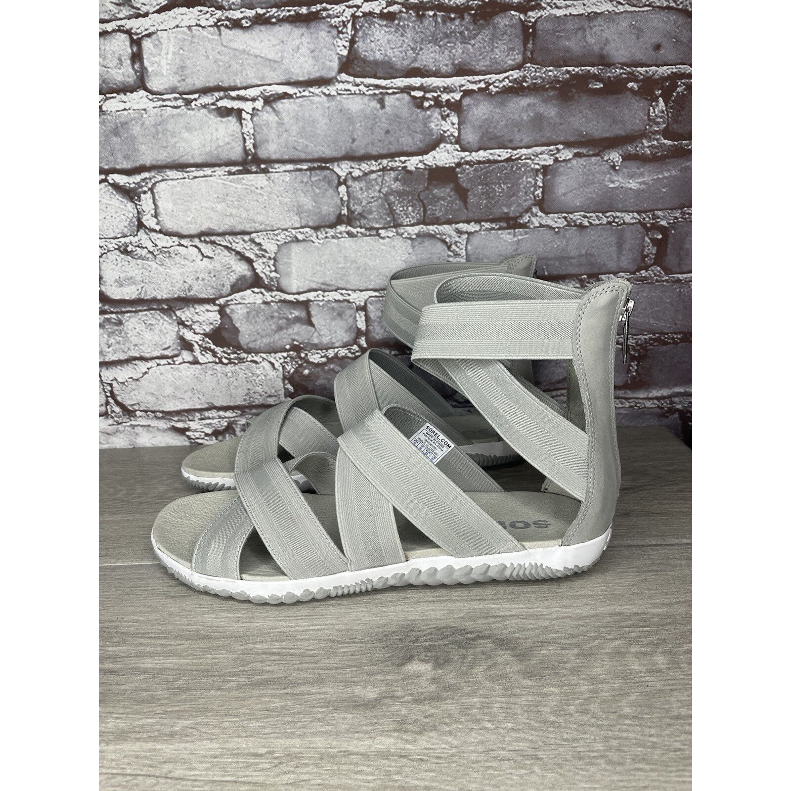SOREL Sorel Out ‘N About Plus Light Grey Textile Spandex Strap San Size US 12 / IT 42 - 20 Thumbnail