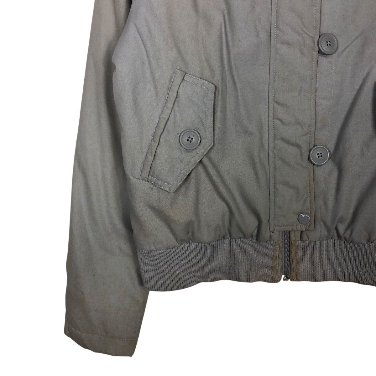 Fred Perry 📌Vintage Biker Jacket Rich Grey Fred Perry Mink Fur Collar Size US M / EU 48-50 / 2 - 5 Thumbnail