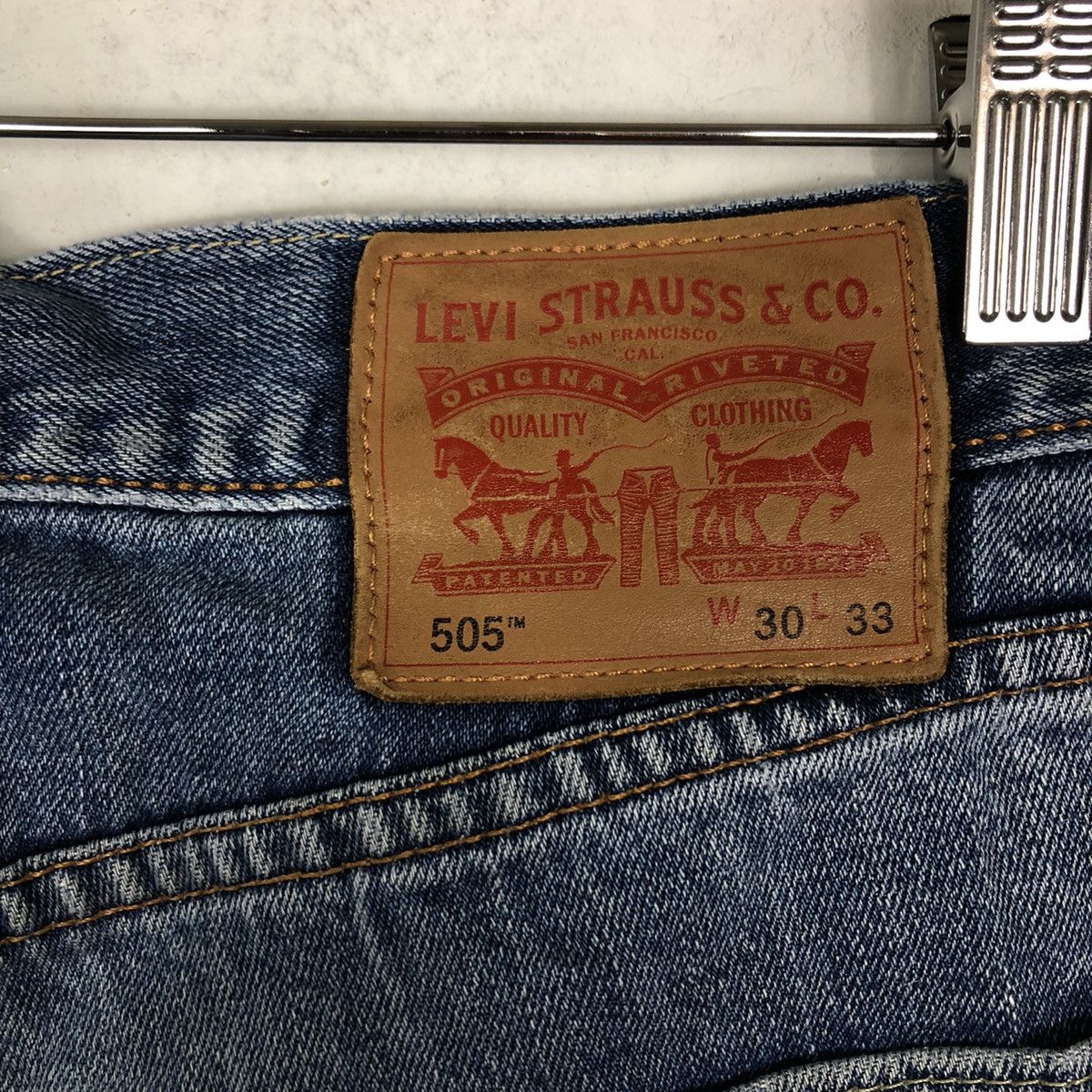 Levi's 🔥VINTAGE LEVI’S STRAIGHT CUT DISTRESSED DENIM JEANS Size US 30 / EU 46 - 15 Thumbnail