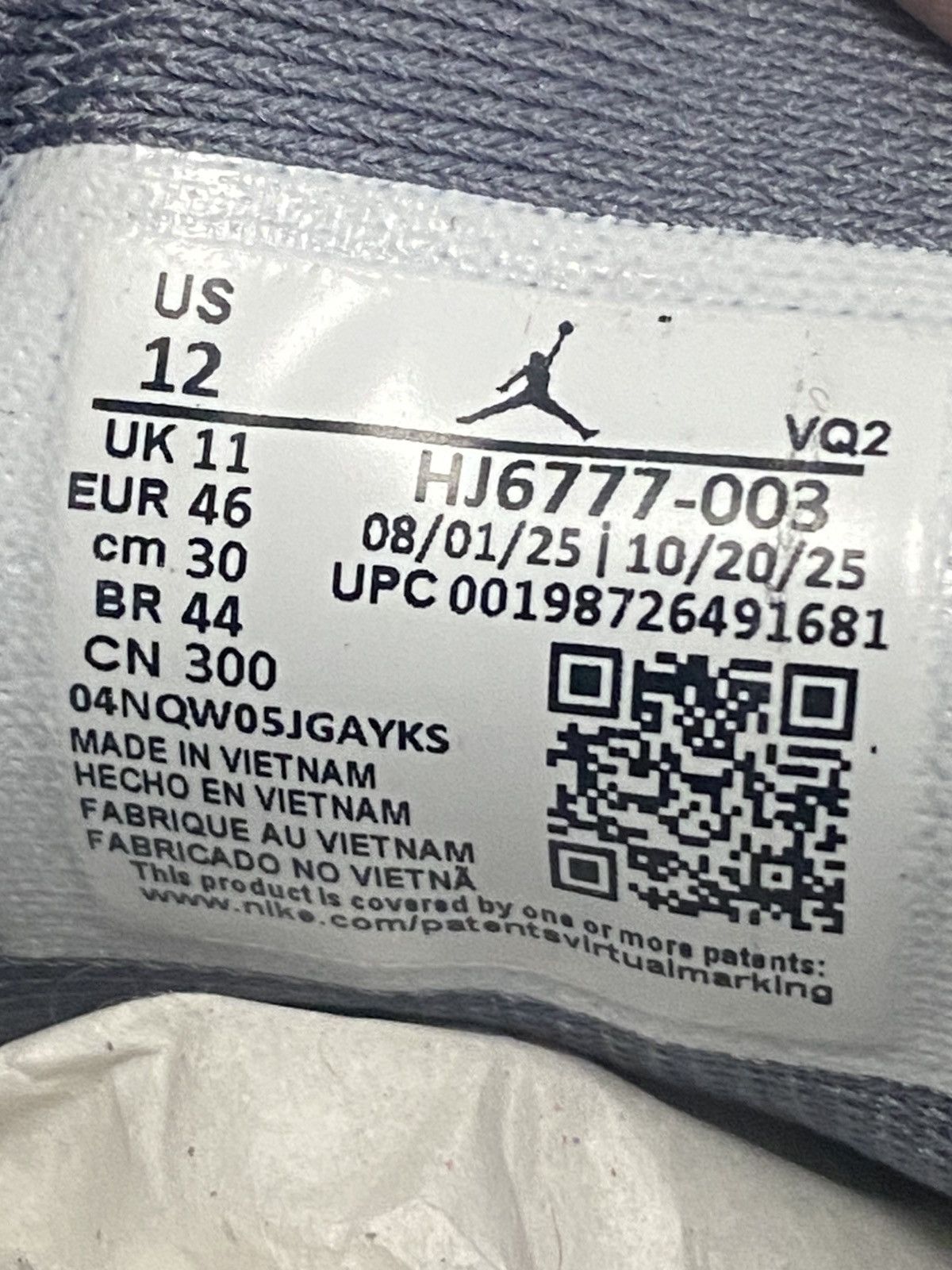 Jordan Brand Size 12 - Jordan CMFT Era Cool Grey Jade Aura Men’s Size US 12 / EU 45 - 7 Thumbnail