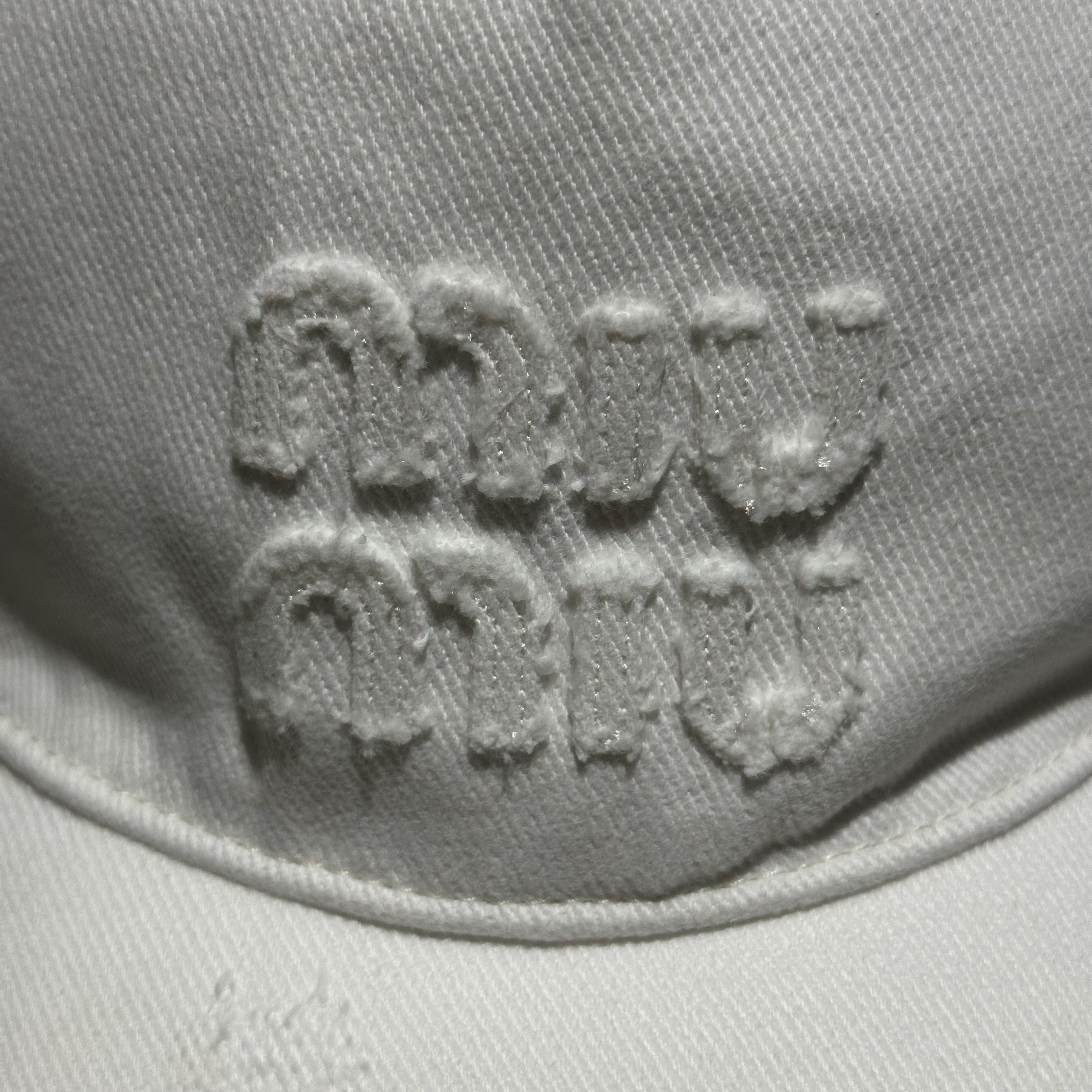 Miu Miu Miu Miu Baseball Distressed Cap Size ONE SIZE - 3 Thumbnail
