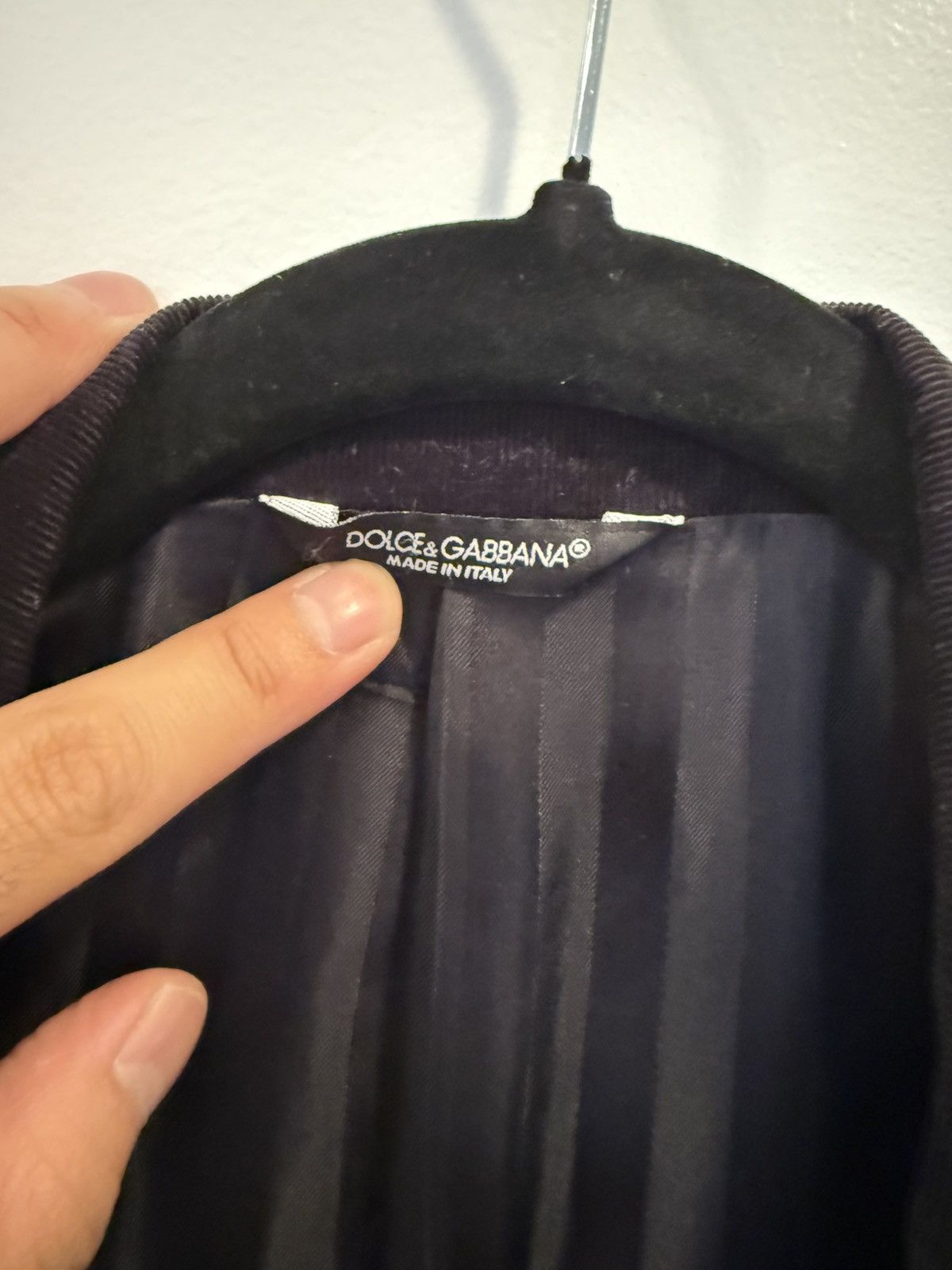 Dolce & Gabbana Dolce Gabbana black corduroy blazer Size 40R - 3 Thumbnail