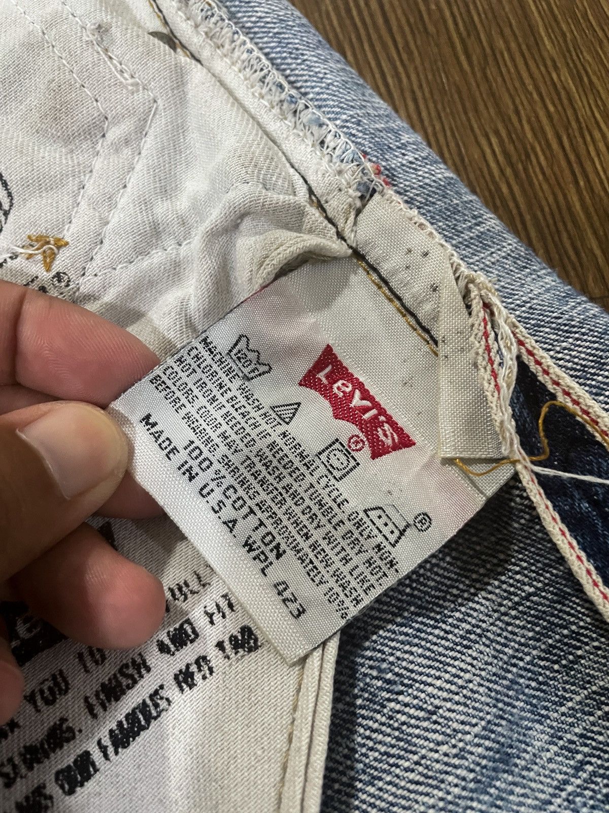 Levi's × Vintage Very Rare Vintage Levi’s 501 Big E Selvedge All Around Size US 34 / EU 50 - 14 Thumbnail