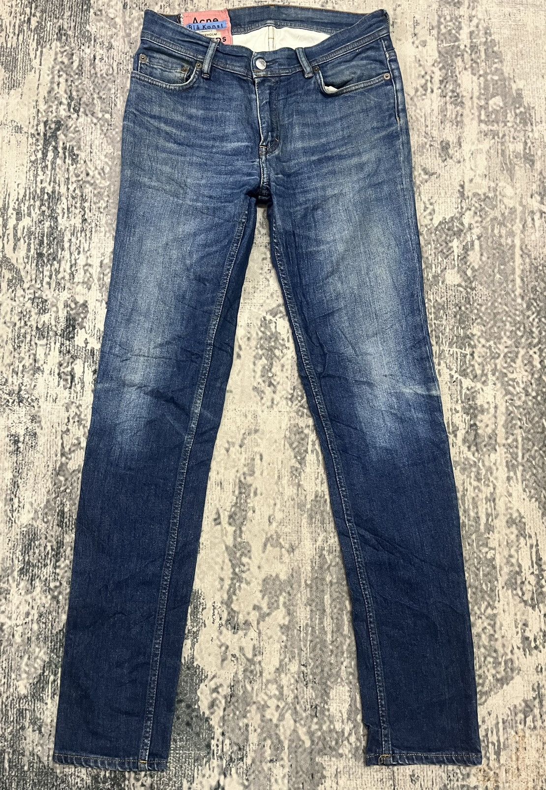 Acne Studios × Designer Acne Studios Jeans Unisex W30L42 Skinny Denim Peg Bla Konst Size US 30 / EU 46 - 1 Thumbnail