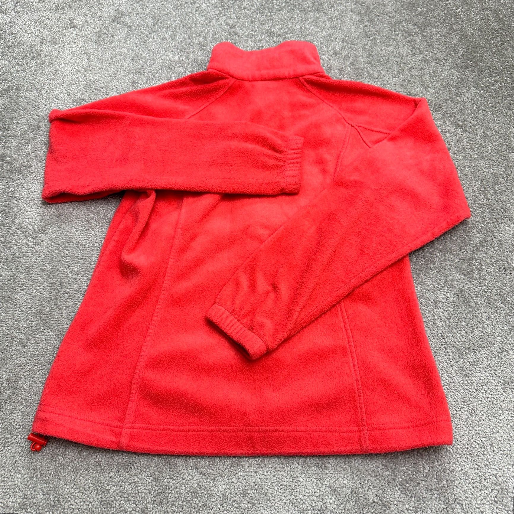 Vintage Columbia Benton Springs Fleece Jacket Womens Medium Red Outdoor Hiking Size M / US 6-8 / IT 42-44 - 2 Thumbnail