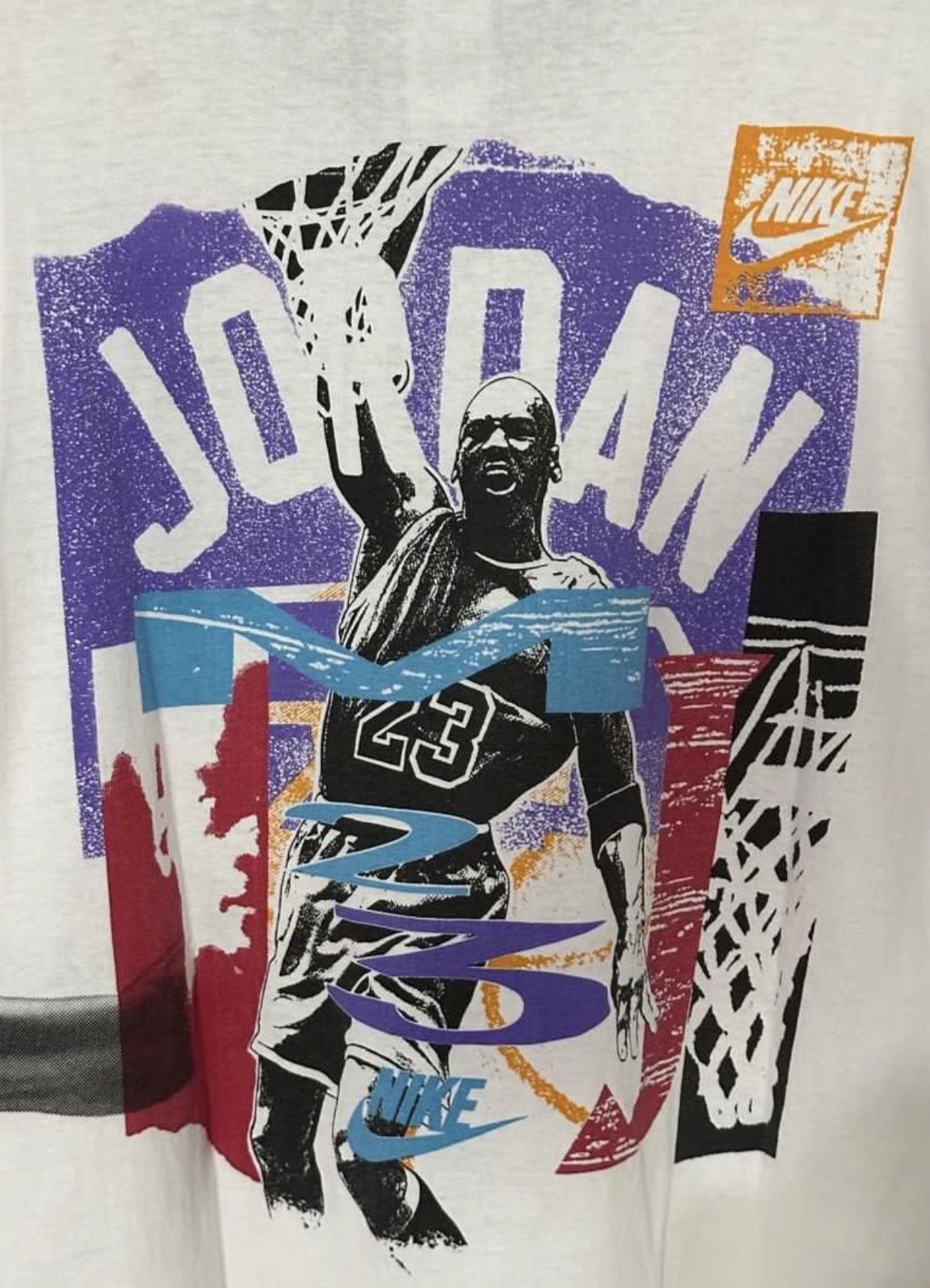 Nike Nike Vintage Jordan T-Shirt Size US L / EU 52-54 / 3 - 3 Thumbnail
