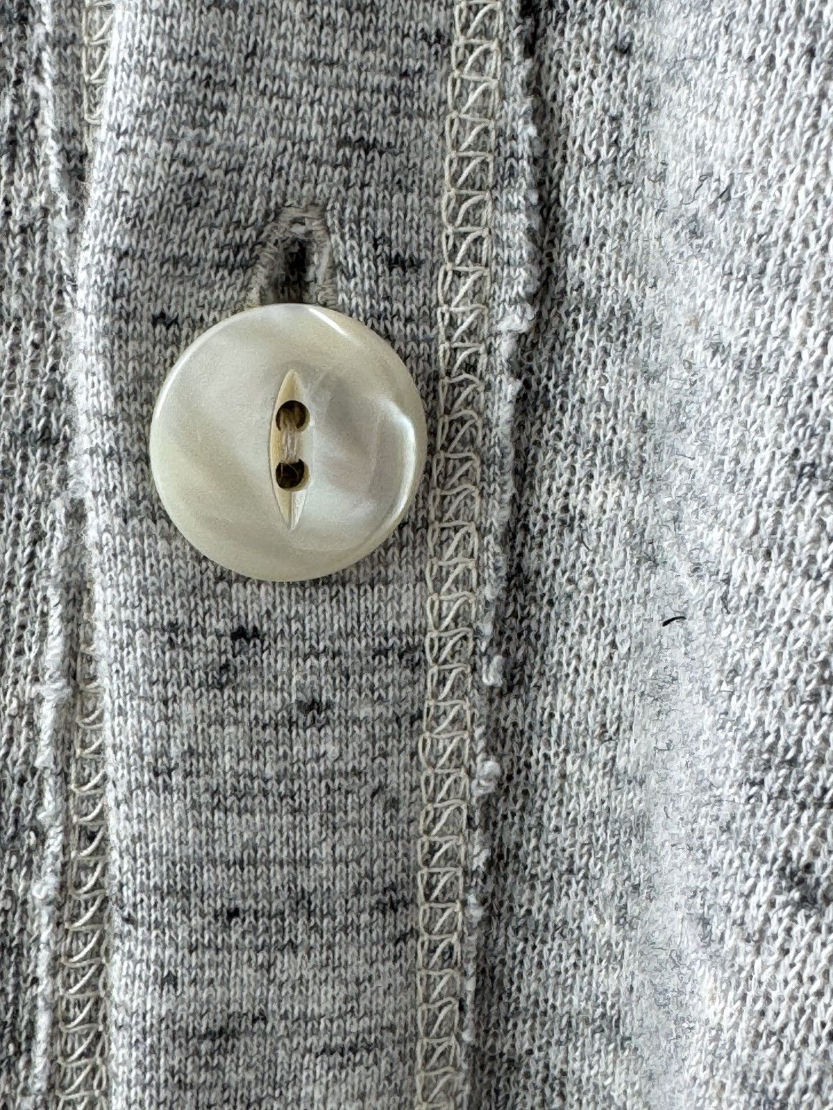 FilMelange FilMelange Japan Mens Grey Melange Sweater Cardigan M Size US M / EU 48-50 / 2 - 3 Thumbnail