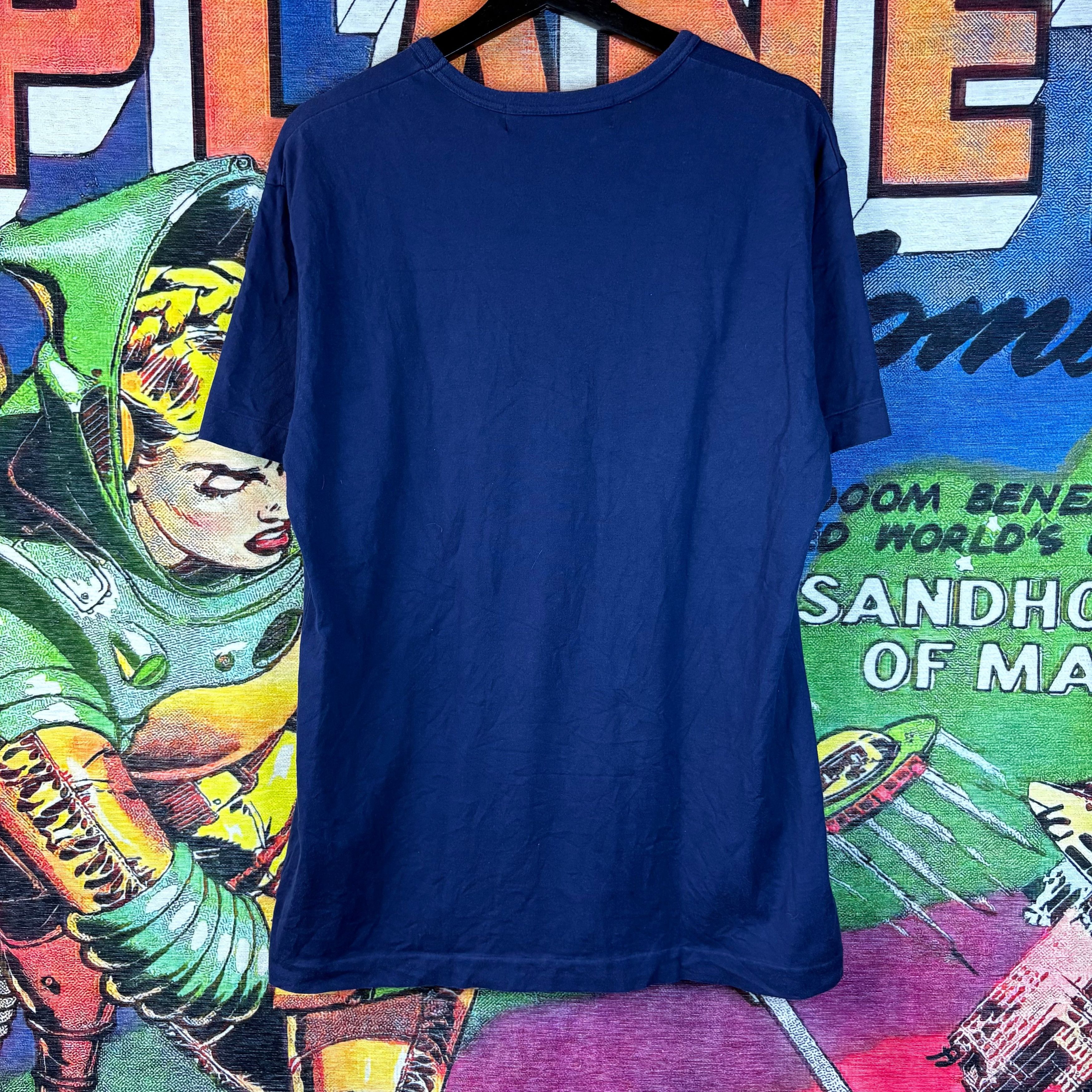 Comme des Garcons Comme des Garçons PLAY Navy Tee Size XL Size US XL / EU 56 / 4 - 4 Thumbnail