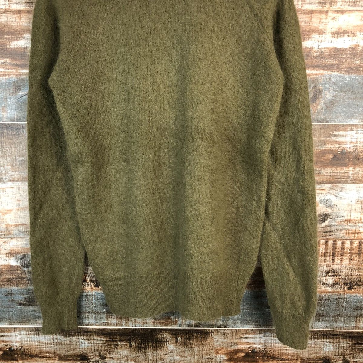 Homespun Knitwear × Japanese Brand Japanese Brand vintage Green Knitwear #A2249 Size US S / EU 44-46 / 1 - 6 Thumbnail