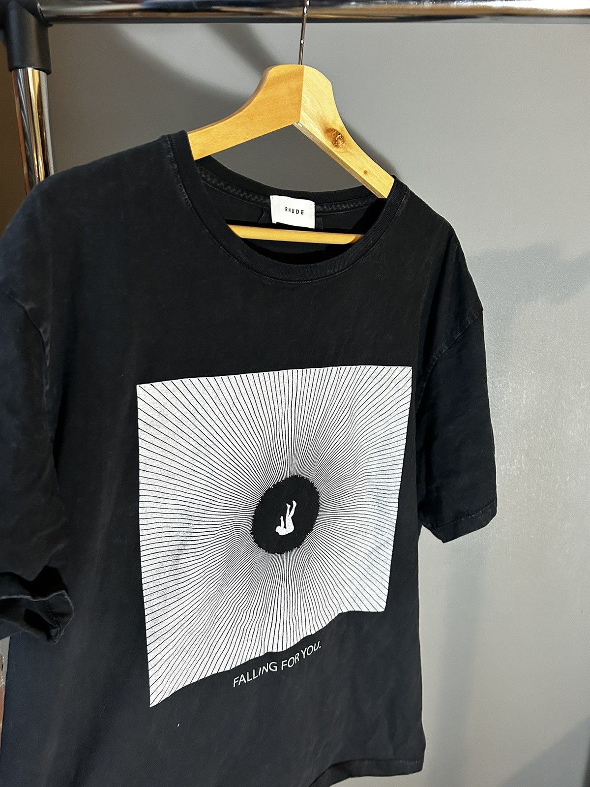 rhude tie dye shirt