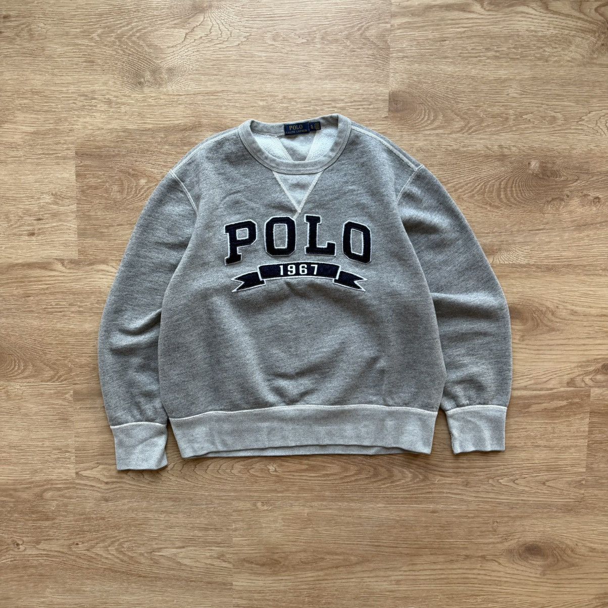 Ralph Lauren POLO RALPH LAUREN BOXY GRAY CREWNECK OLD MONEY Size US XL / EU 56 / 4 - 1 Thumbnail