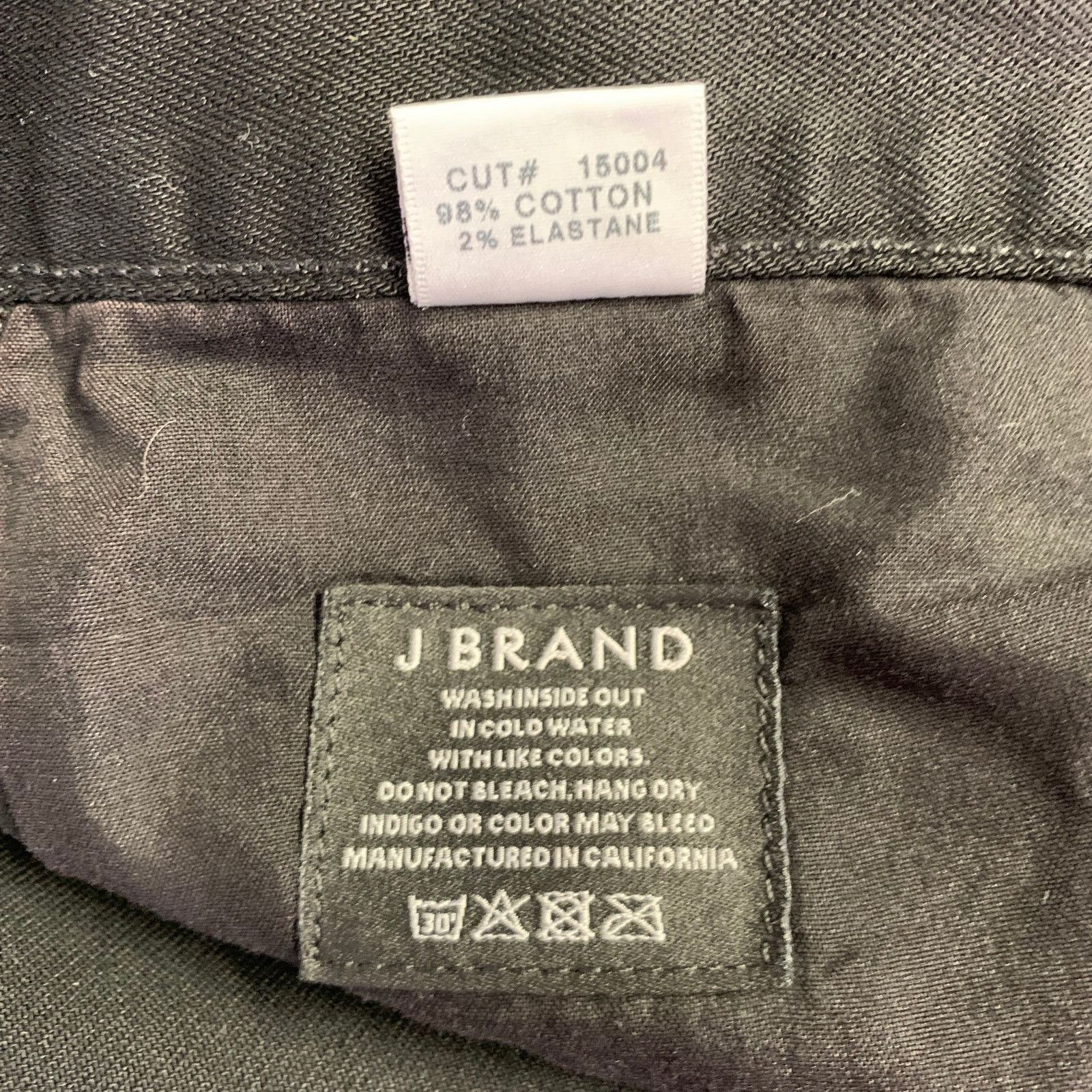 Other 32 -Kane- Black Cotton Blend 5 Pocket Slim Straight Jeans Size US 32 / EU 48 - 8 Thumbnail