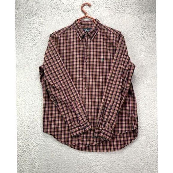 Ralph Lauren Ralph Lauren Shirt Adult Large Black Multi Tartan Plaid Classic Button Down Mens Size US L / EU 52-54 / 3 - 3 Thumbnail
