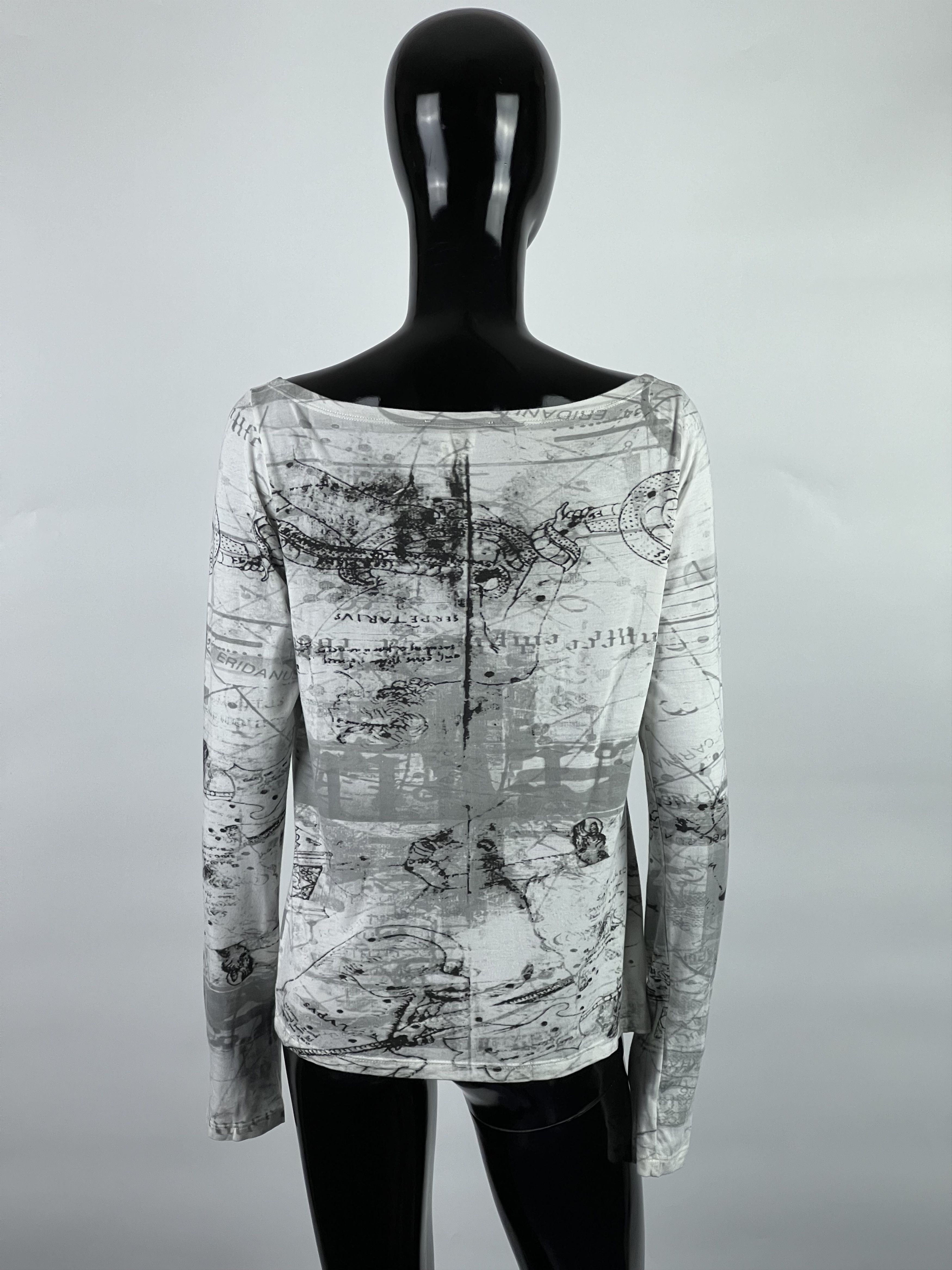 Sarah Pacini Sarah Pacini Modal Long Sleeve T Shirt Top Blouse Size 4 Size S / US 4 / IT 40 - 3 Thumbnail