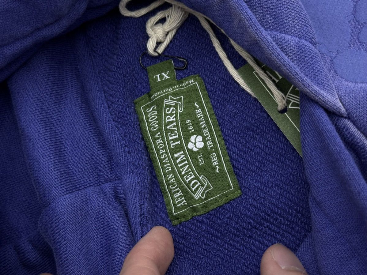 DENIM TEARS Denim Tears BLUE 2025 Cotton Wreath Hoodie XL (NEW) Size US XL / EU 56 / 4 - 6 Thumbnail