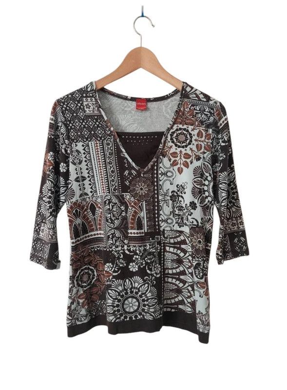 Vintage Olsen vintage 3/4 sleeves top 14 Size L / US 10 / IT 46 - 3 Thumbnail