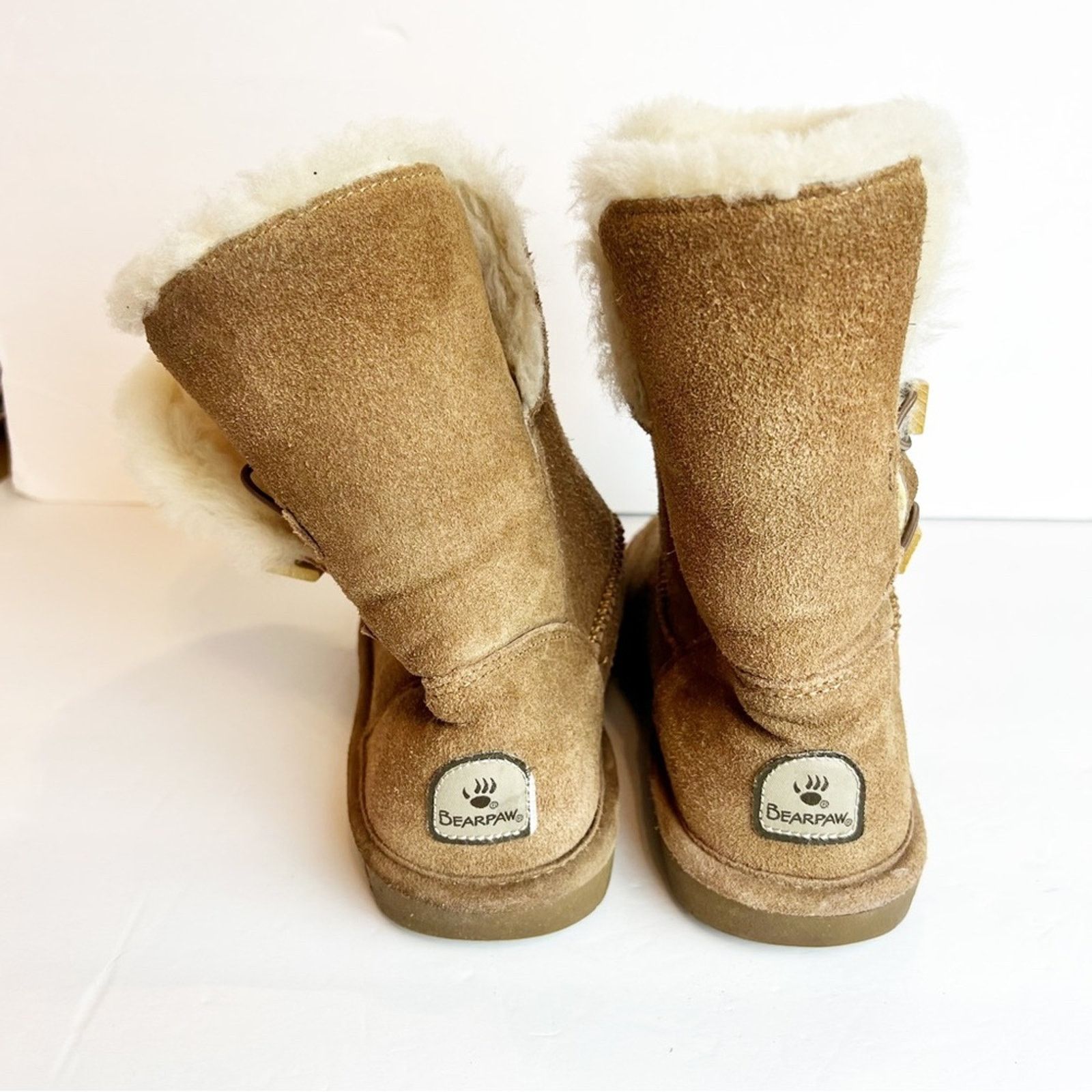 Other Bearpaw ASuede Fur Lined Pull On Toggle Boot Women’s 7 Size US 7 / IT 37 - 3 Thumbnail