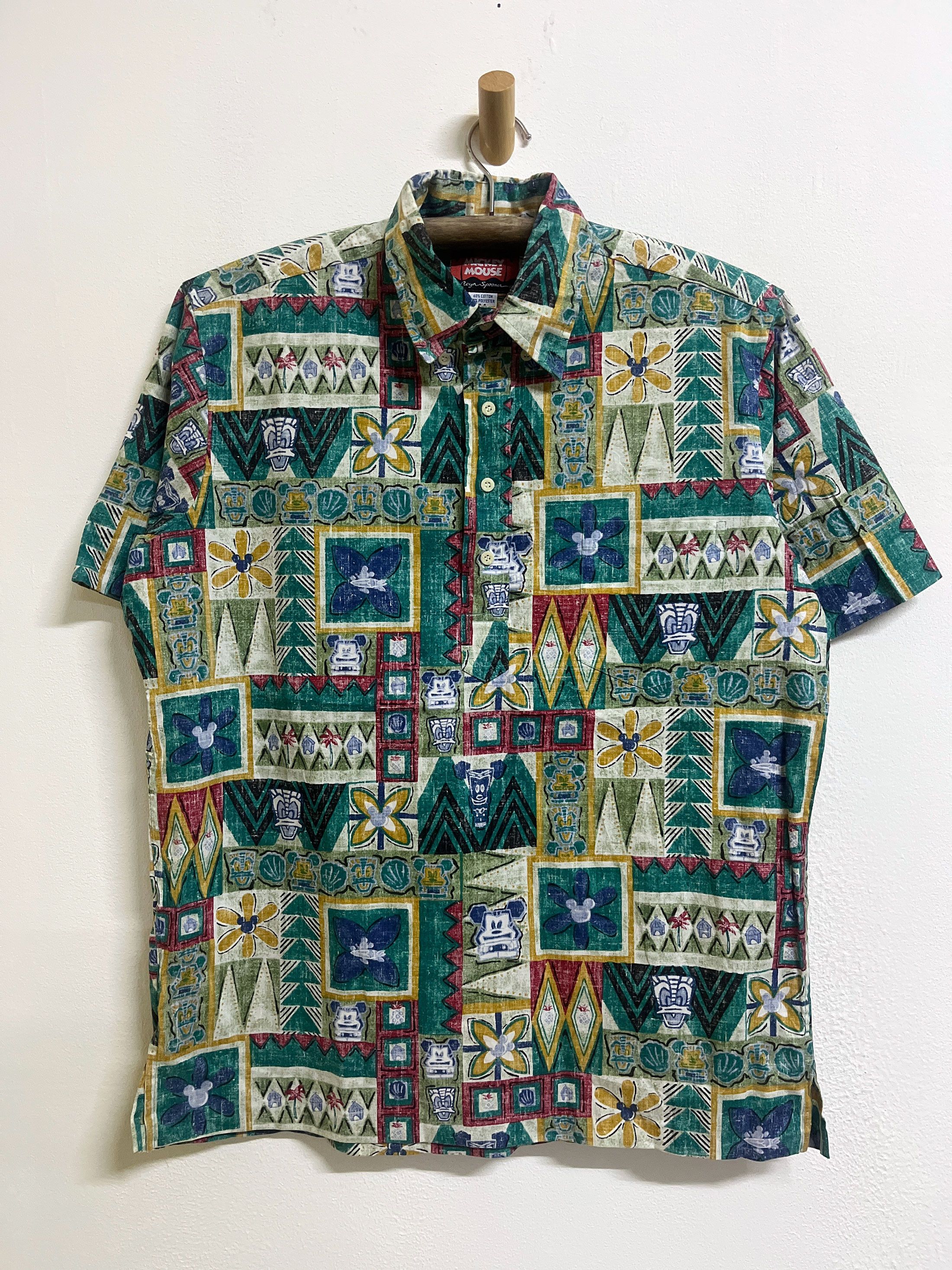 Reyn Spooner Mickey Mouse Reyn Spooner Half Button Hawaii Size US M / EU 48-50 / 2 - 1 Thumbnail