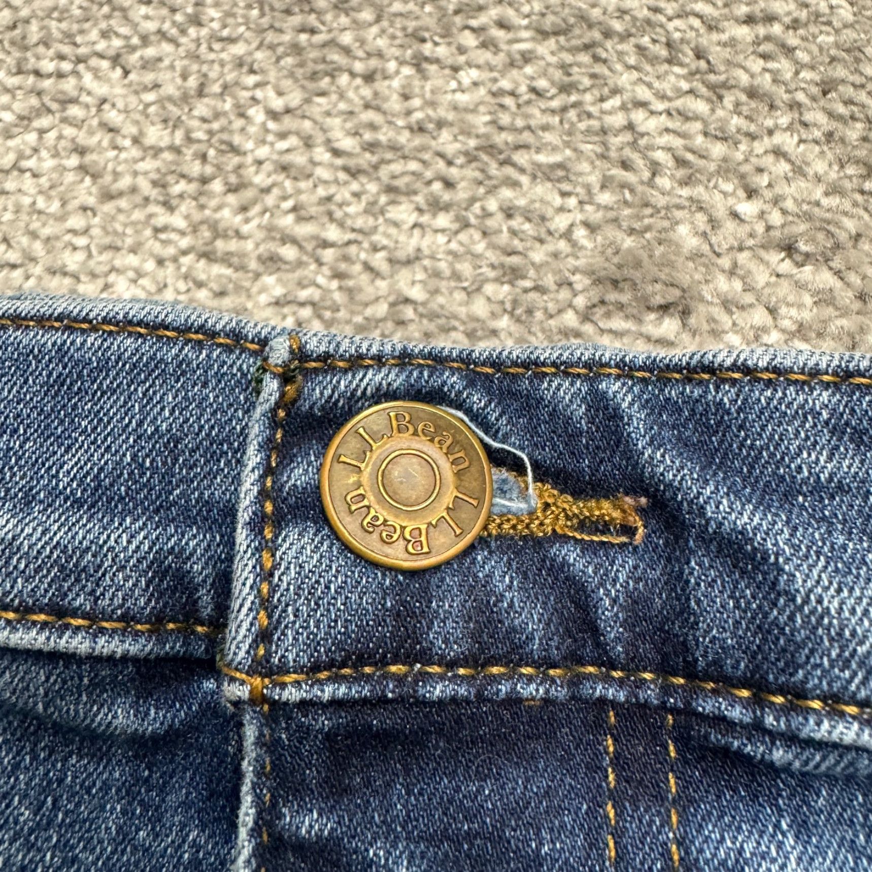 Vintage L.L. Bean Jeans Mens 40x28 Blue BeanFlex Classic Fit Denim Straight Leg Cotton Size US 40 / EU 56 - 3 Thumbnail