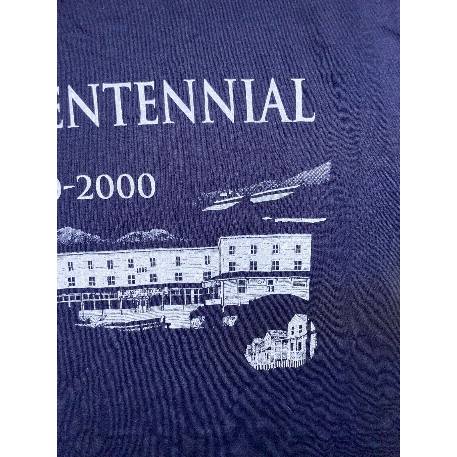 Jerzees Cass Centennial Shirt 2000 Country Store City Tee 2000 XL Size US XL / EU 56 / 4 - 7 Thumbnail