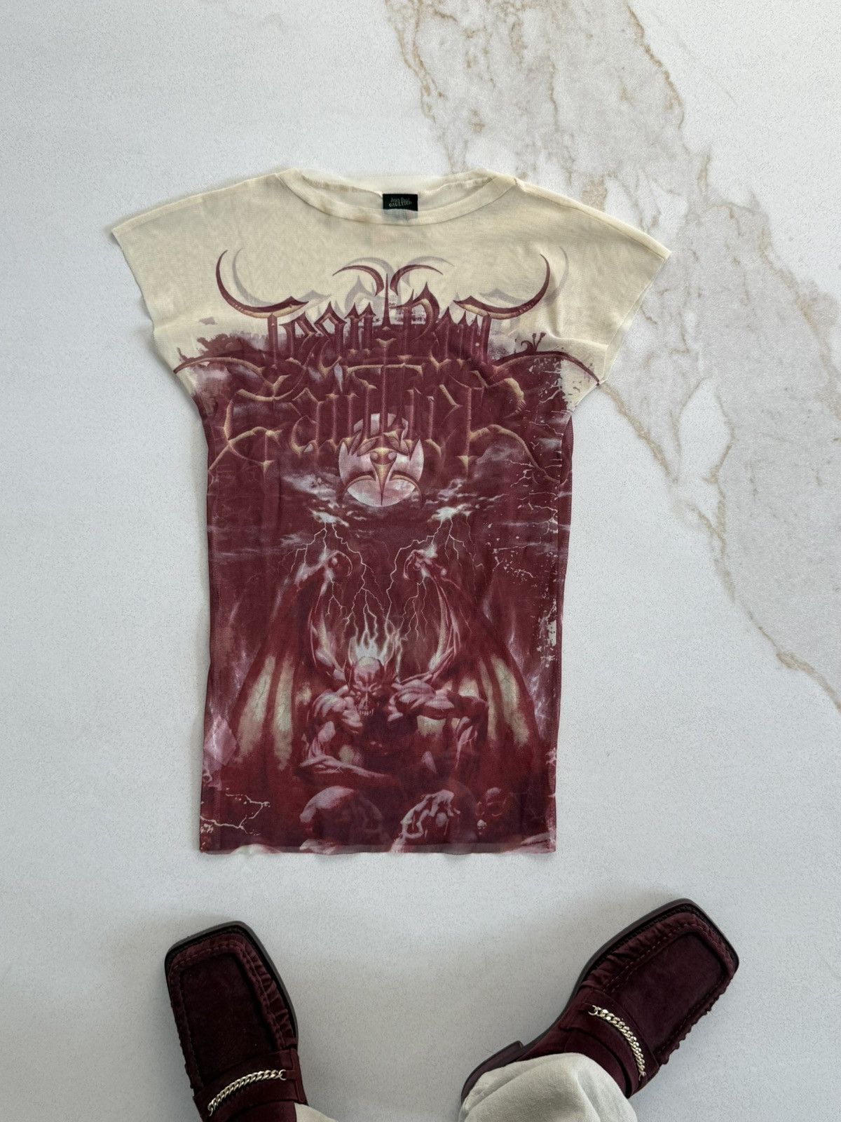 Jean Paul Gaultier Jean Paul Gaultier 2001 Satan Mesh Top Size US M / EU 48-50 / 2 - 1 Thumbnail