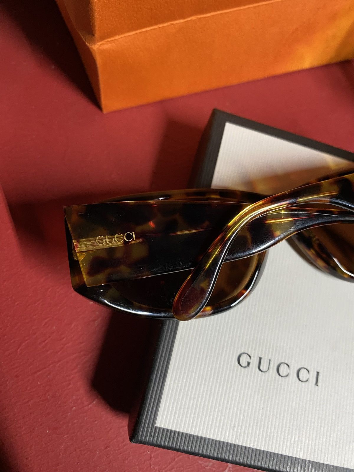 Gucci Gucci Logo Sunglasses Square Gucci Shades Preowned Size ONE SIZE - 3 Thumbnail