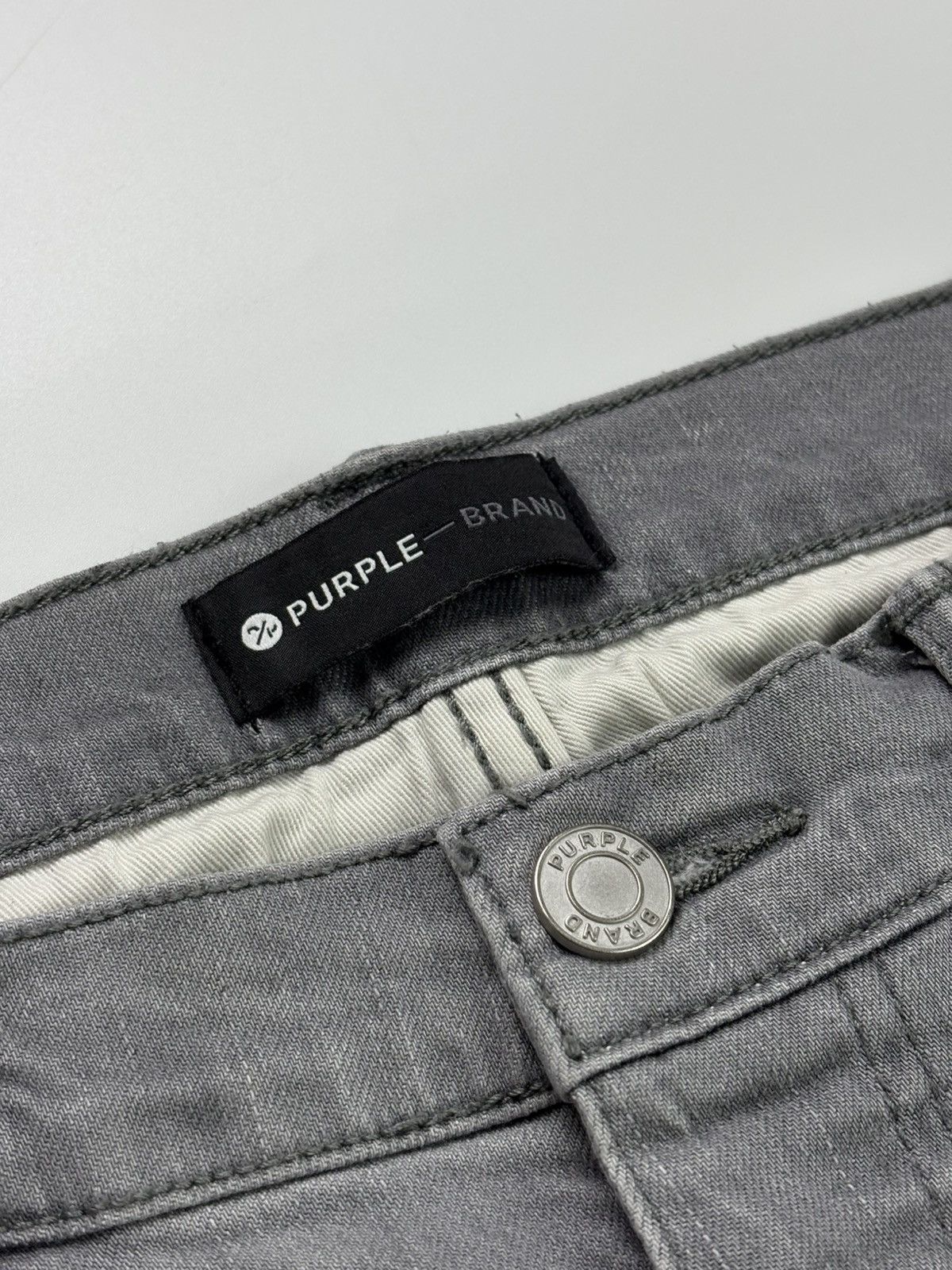 Purple Brand Splatter & Tattered Jeans Size US 34 / EU 50 - 6 Thumbnail