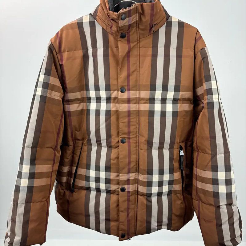 Burberry Burberry Brown Men's Puffer Jacket Size US XL / EU 56 / 4 - 1 Thumbnail