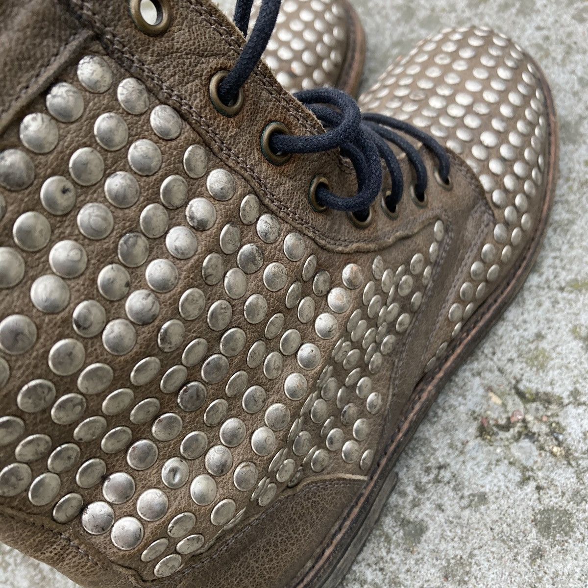 Other Fatte a mano leather studded boots Size US 6.5 / EU 39-40 - 6 Thumbnail