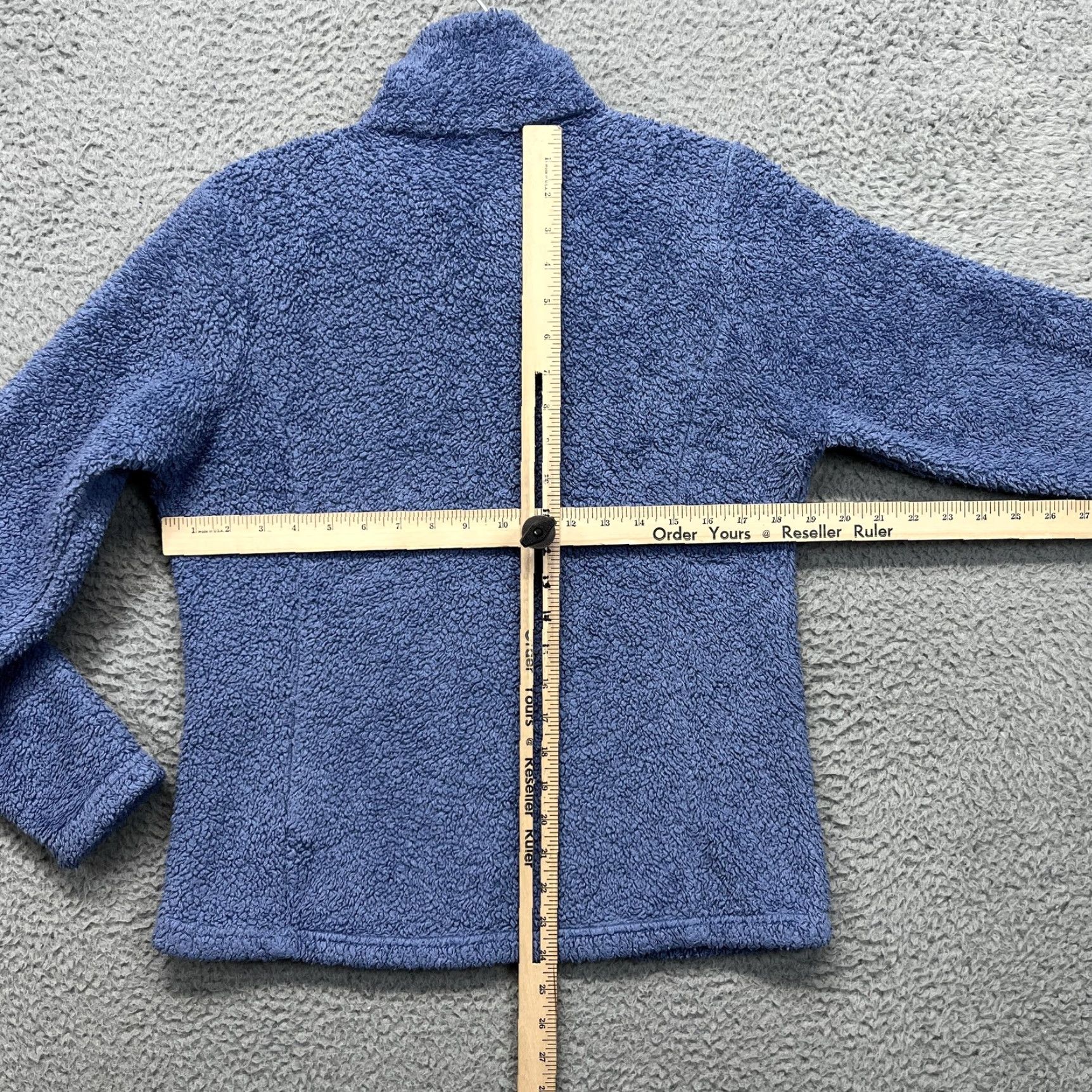 Patagonia Patagonia Los Gatos 1/4-Zip Pullover Jacket Womens Medium Blue Fleece Sherpa Size M / US 6-8 / IT 42-44 - 7 Thumbnail