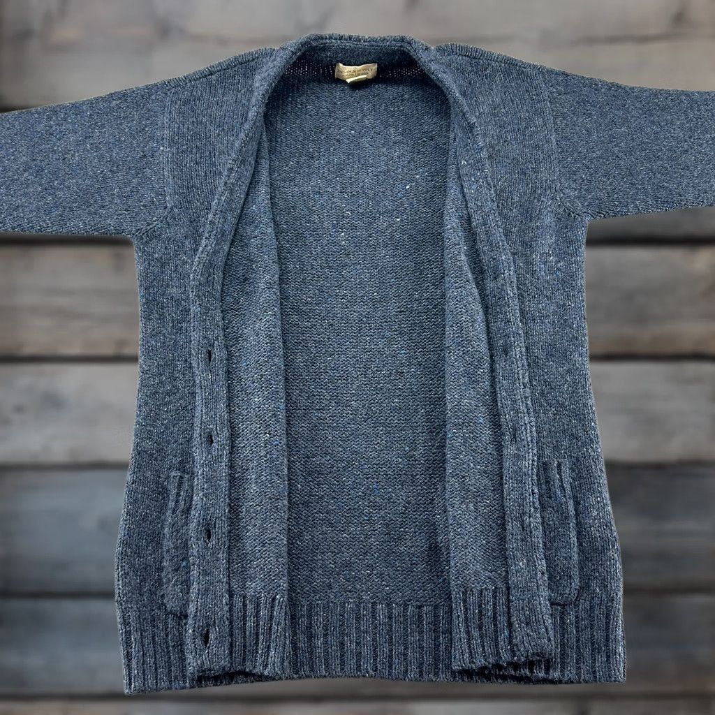 Vintage VINTAGE Ralph Lauren Denim & Supply Sweater Cardigan Womens L Blue Cable Knit Acrylic Long Y2K Size L / US 10 / IT 46 - 1 Thumbnail
