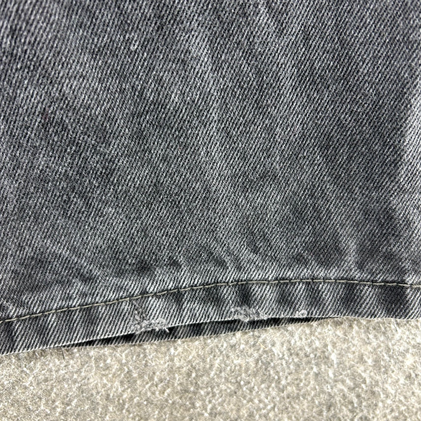 Levi's Levi's 505 Jeans Men Regular Fit Straight Leg Dark Wash Black 38x32 Denim Cotton Size US 38 / EU 54 - 6 Thumbnail