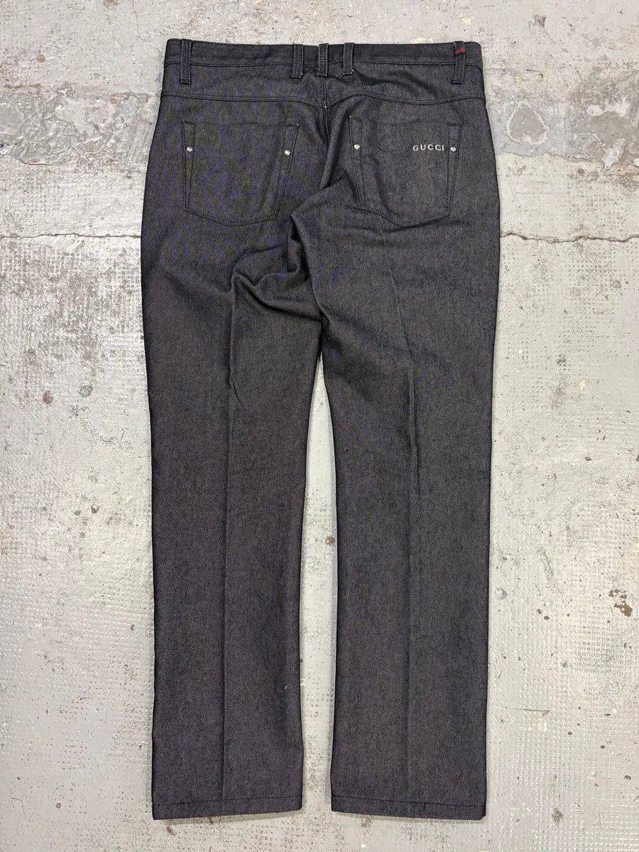 Gucci AW2009 Gucci Grey Denim Signature Jeans by Frida Giannini Size US 32 / EU 48 - 6 Thumbnail