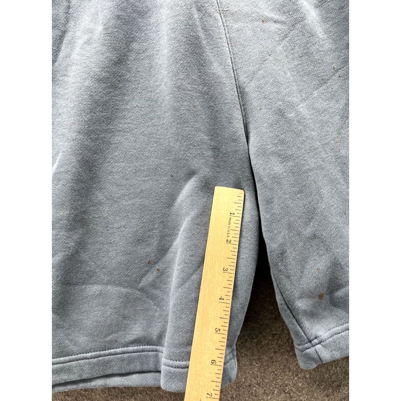 Adidas Adidas Sweat Shorts Mens XL Blue Navy Fleece Elastic Waist 8 Inseam Athletic Shorts Colorblock Pockets Casual Sportswear Size US 36 / EU 52 - 2 Thumbnail