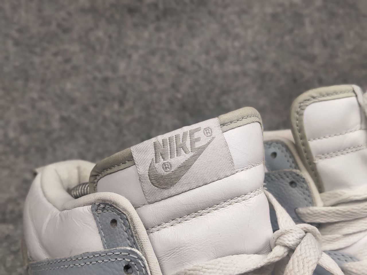 Nike Vintage 2005 Nike Dunk High Blue Gray Leather Sneakers Size US 8 / IT 38 - 22 Thumbnail
