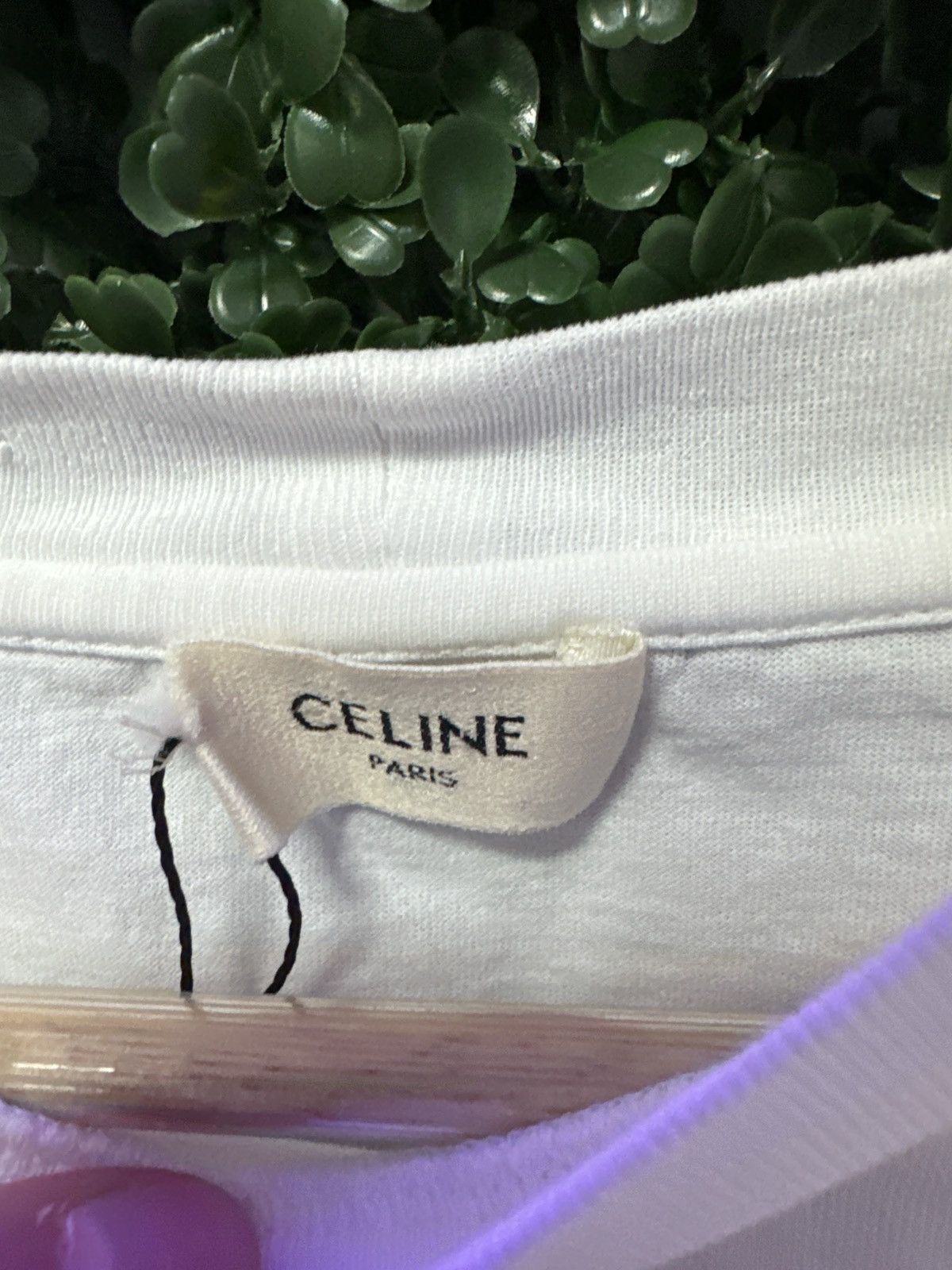 Celine Celine white short-sleeve shirt Size US M / EU 48-50 / 2 - 2 Thumbnail