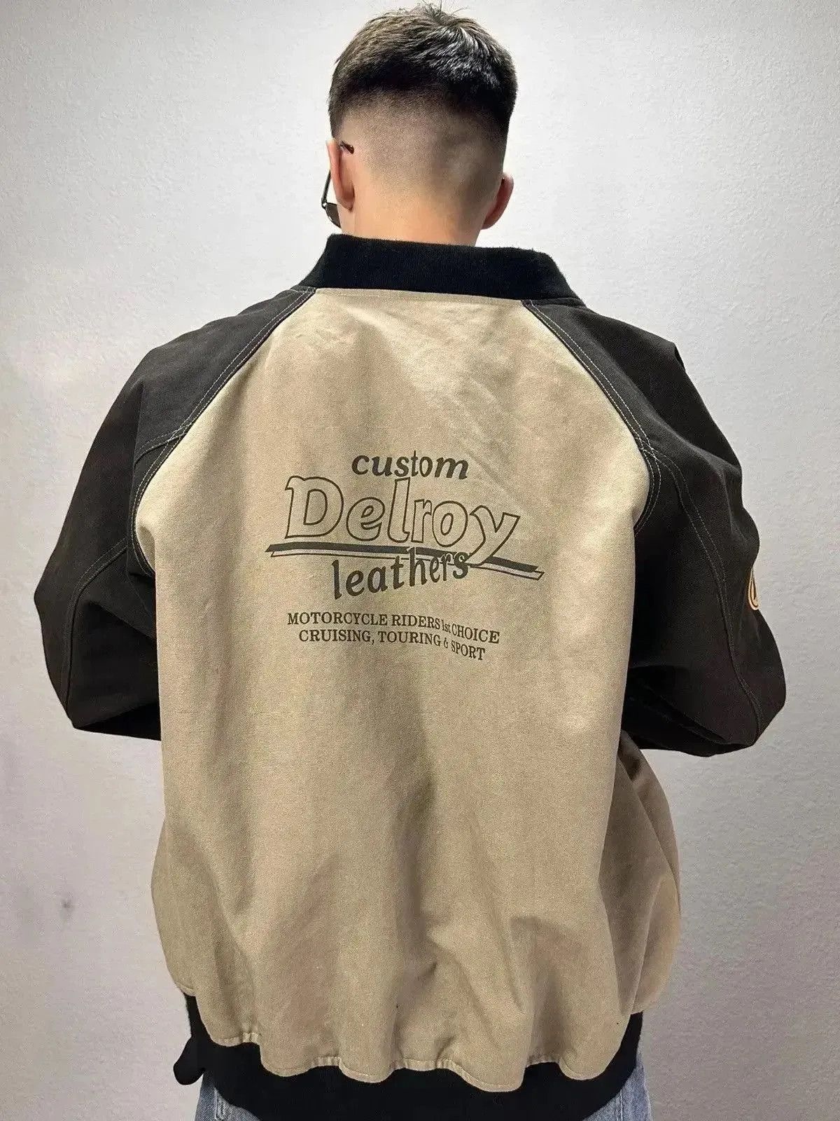 Formula 1 Vintage DELROY Racing Team Moto Jacket Y2K streetwear Size US XL / EU 56 / 4 - 9 Thumbnail
