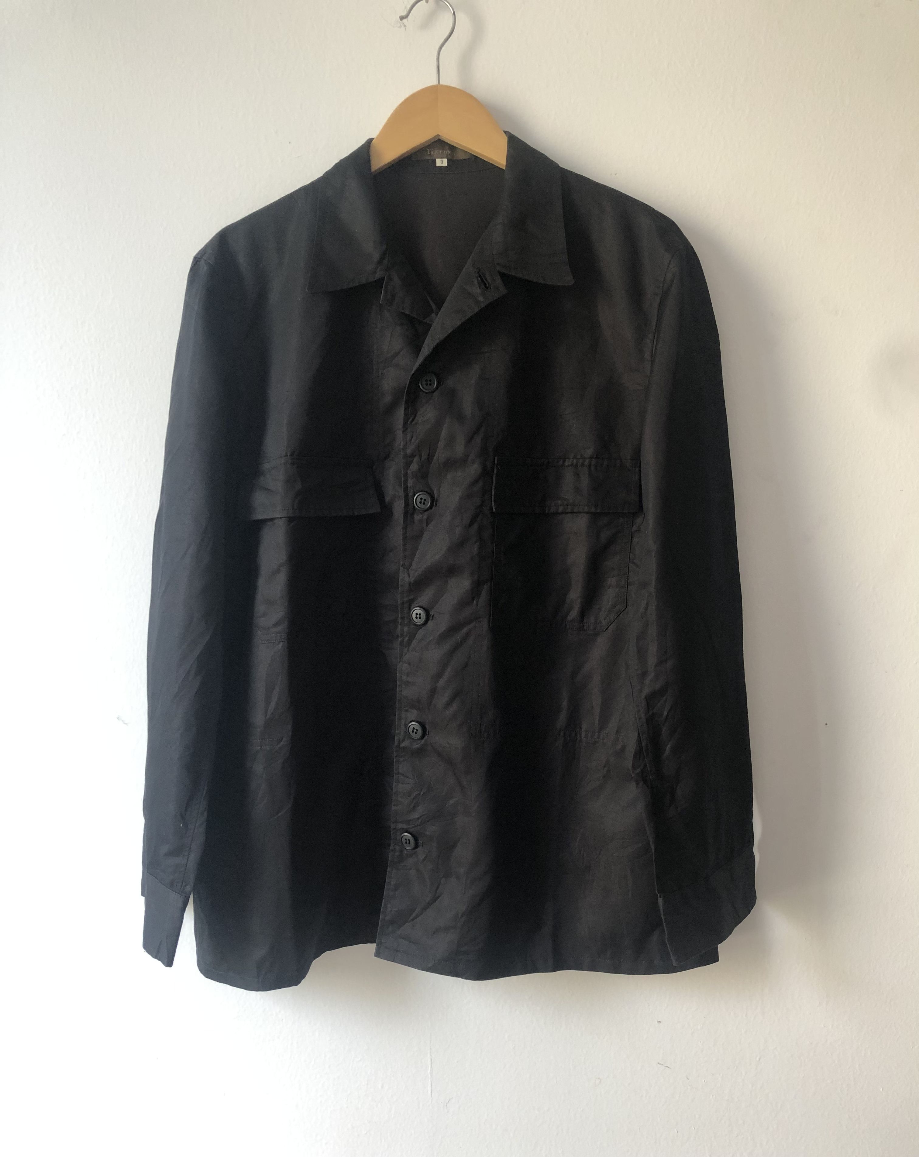 Black camp over-shirt