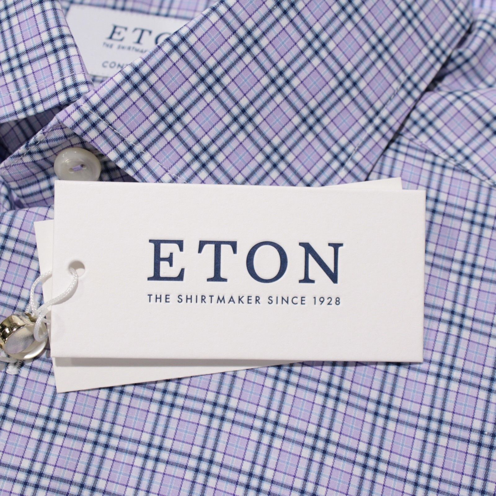 Eton Eton New with tags Shirt Size S US In Purple Size US S / EU 44-46 / 1 - 2 Thumbnail