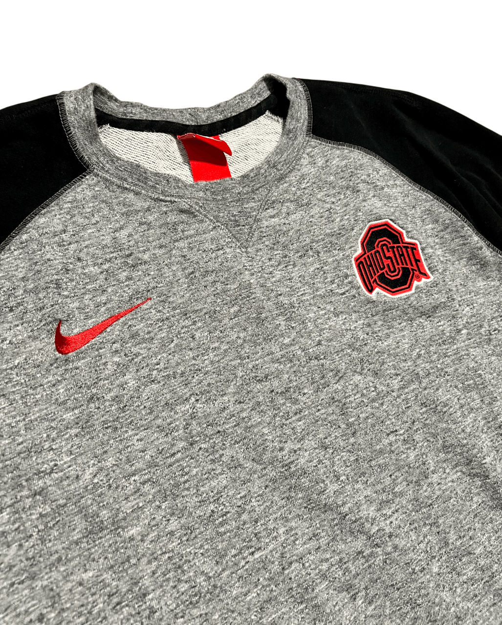 Nike Ohio State Buckeyes Nike Black & Gray Crew Neck Sweatshirt Size US XXL / EU 58 / 5 - 2 Thumbnail