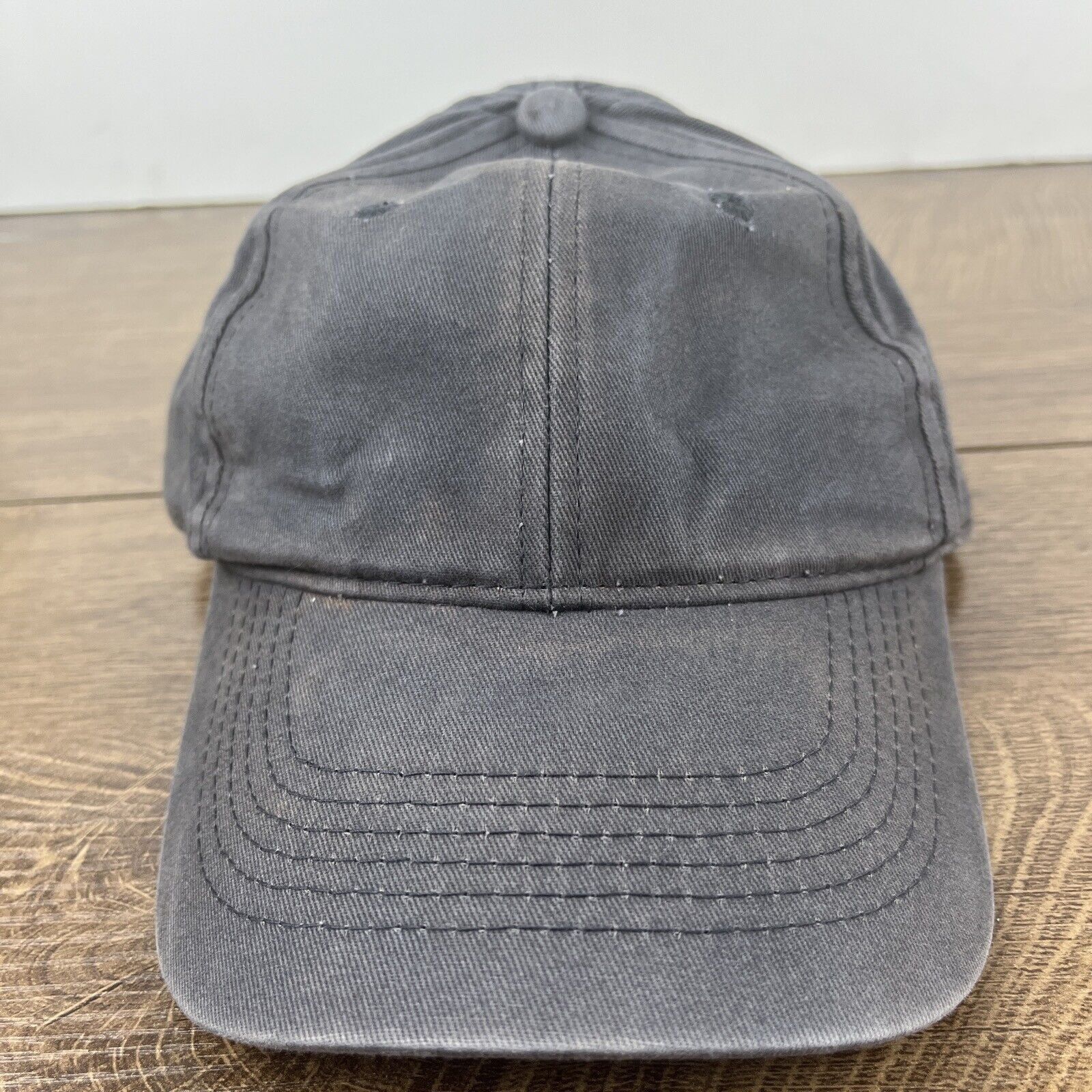 Other Plain Gray Baseball Cap Gray Hat Adjustable Adult Size Hat C Size ONE SIZE - 3 Thumbnail