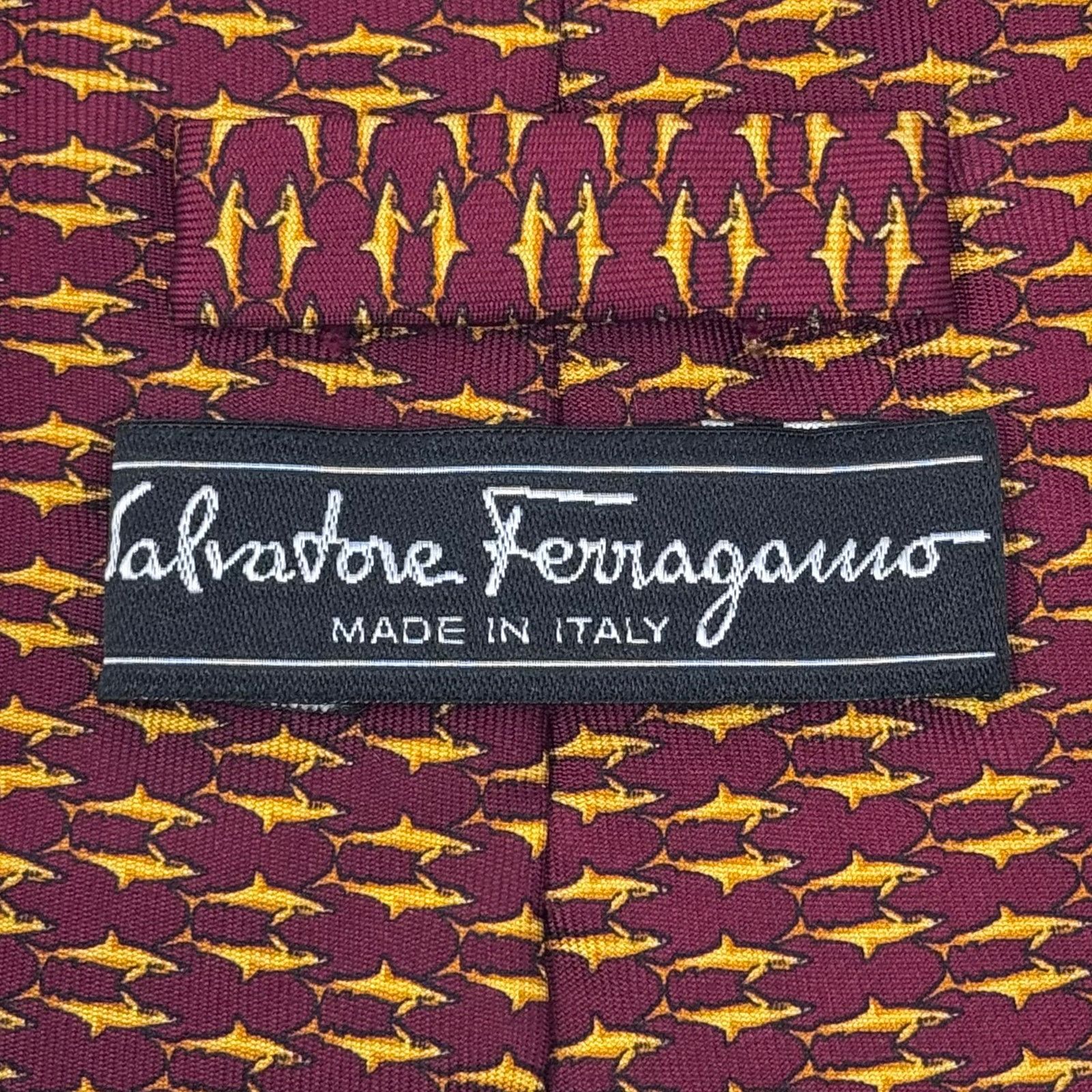 Salvatore Ferragamo Salvatore Ferragamo ‘Shark’ Tie Size ONE SIZE - 7 Thumbnail