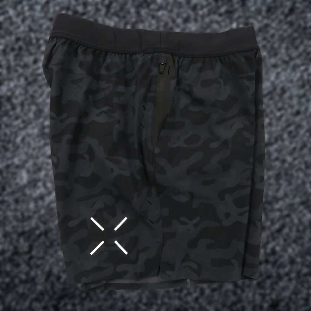 Ten Thousand Ten Thousand Interval Short Small 7" Black Camo Mens Performance Training Gym Shirt Size US 29 - 1 Thumbnail