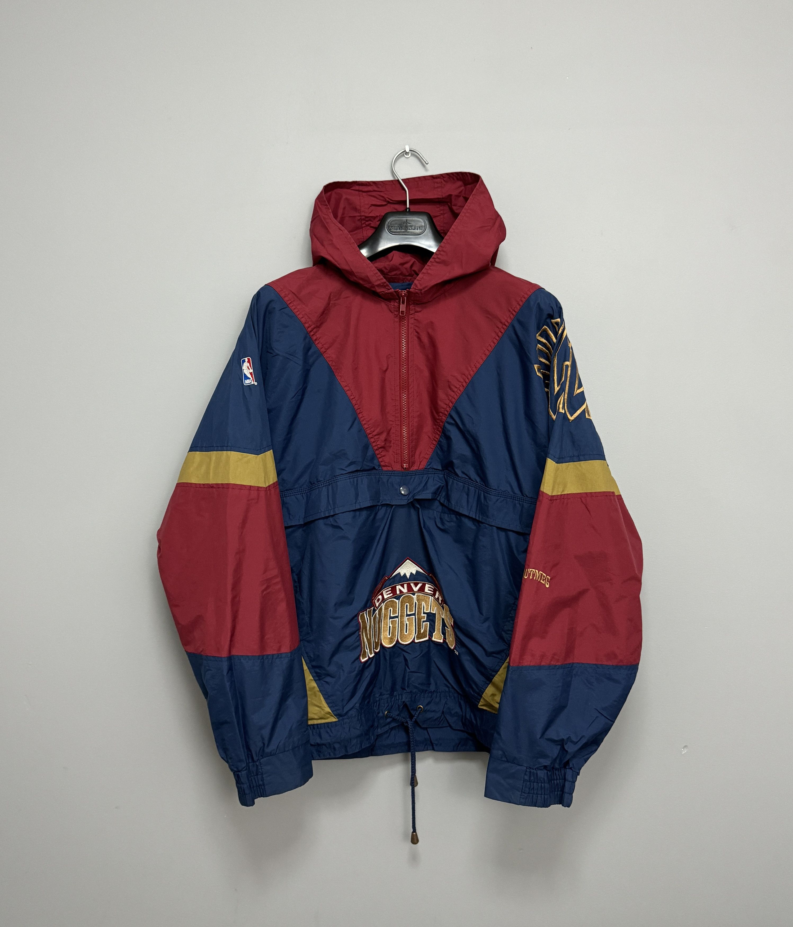 Nutmeg Vintage 90s Denver Nuggets NBA Anorak Jacket Logo Size M Size US M / EU 48-50 / 2 - 1 Thumbnail