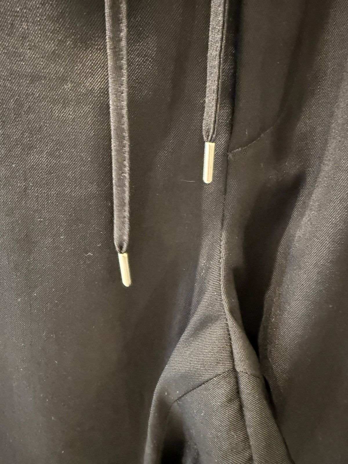 Hermes Hermès - Black Satin Stripe Tuxedo Jogger, size 42 Size US 30 / EU 46 - 3 Thumbnail