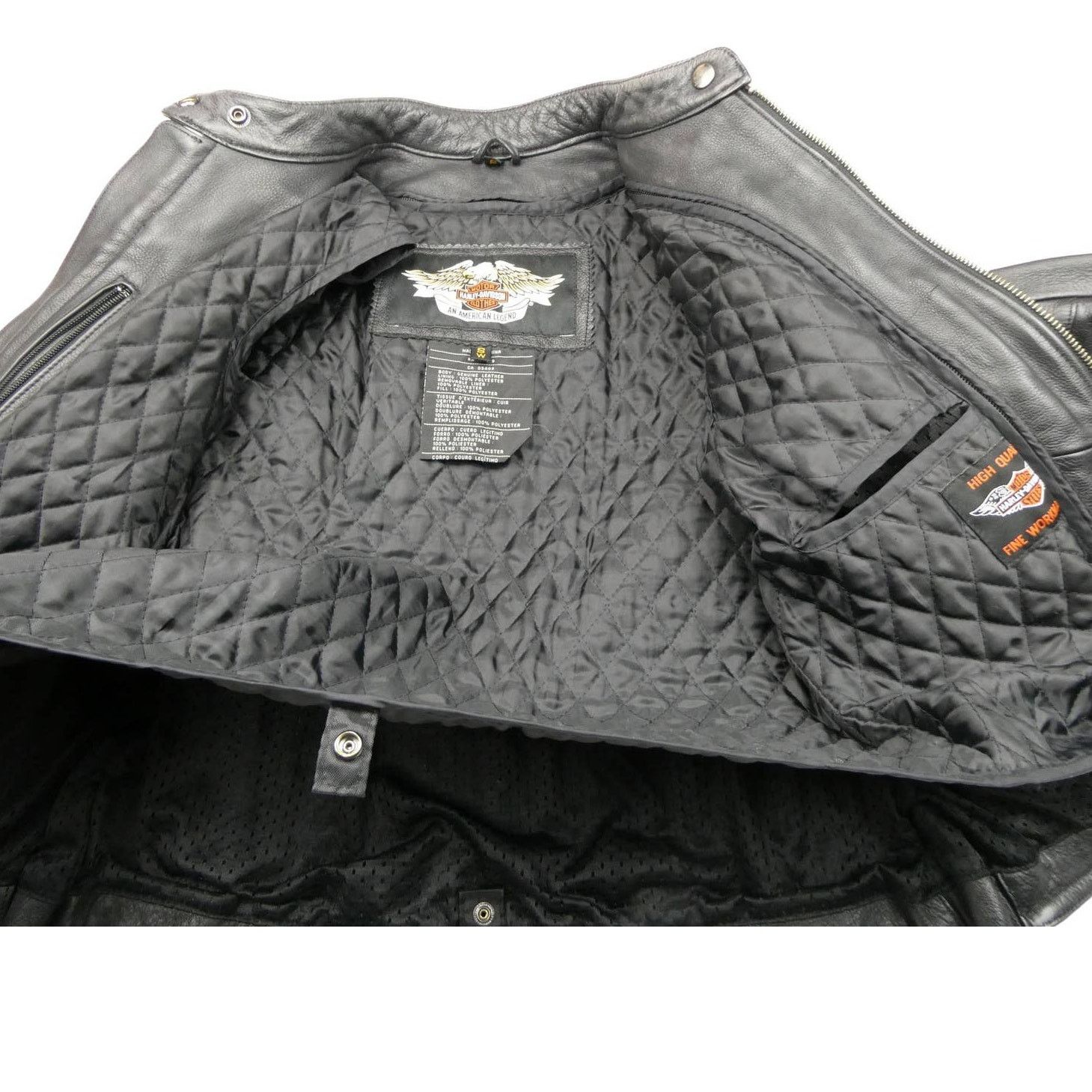 Harley Davidson women's authentic Harley-Davidson 100% leather jacket, small Size S / US 4 / IT 40 - 6 Thumbnail